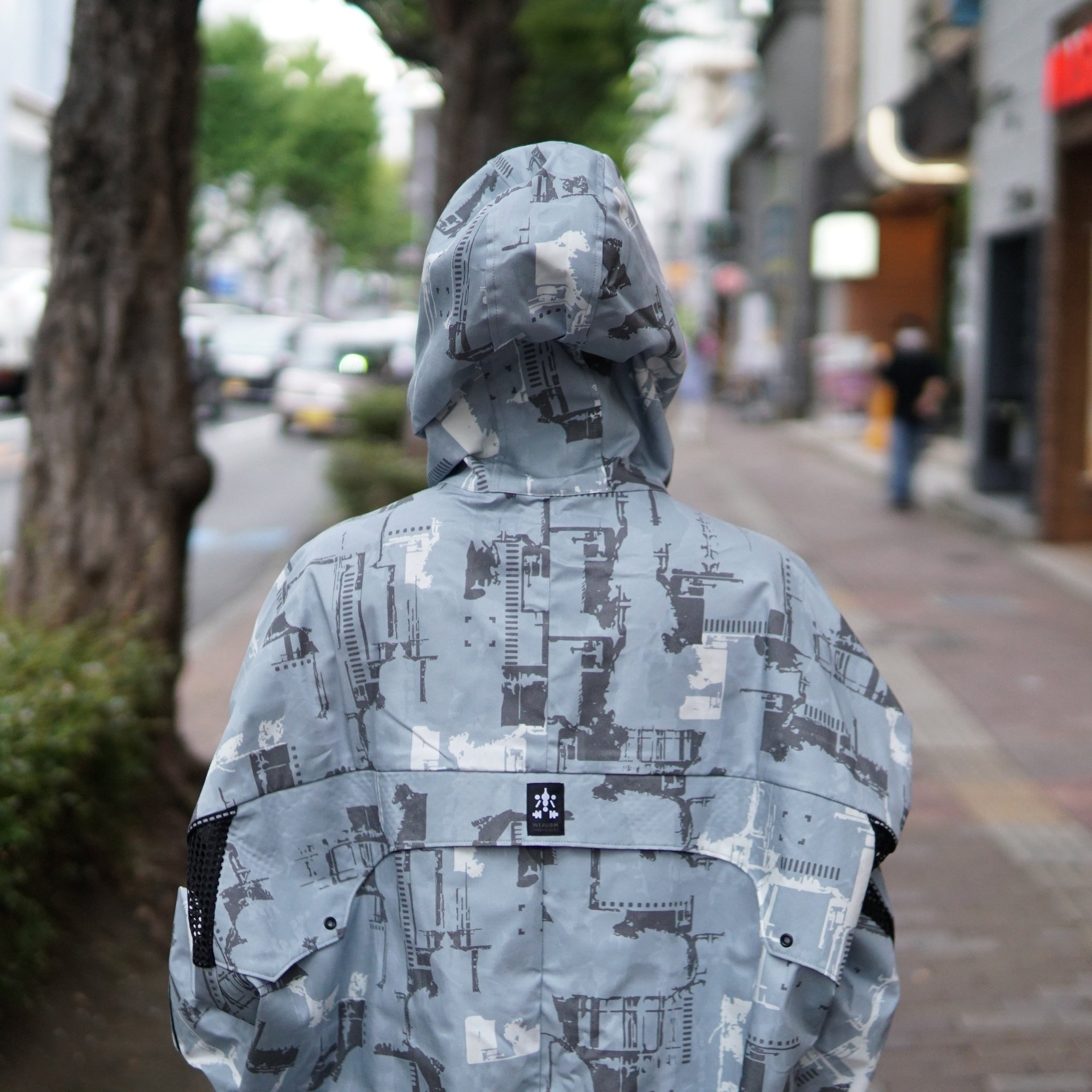 No:WDM16R0821A | Name:Mutation Signature Oversize Jacket | Color:Aqua【WEAVISM_ウィーヴィズム】