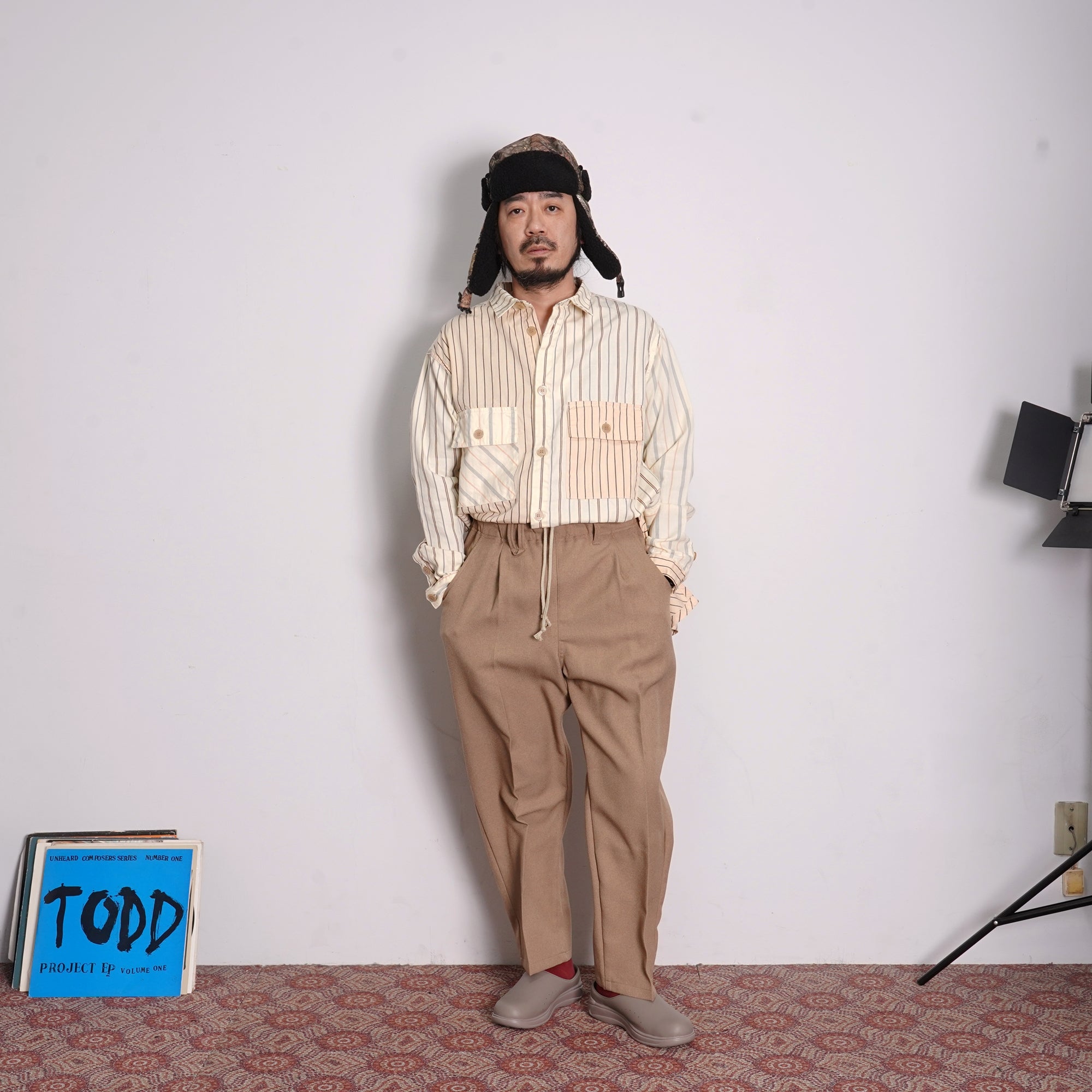 No:voo-1035 | Name:LONGTAIL SHACKET | Color:STRIPE | Size-Q/K【VOO】-VOO-ADDICTION FUKUOKA