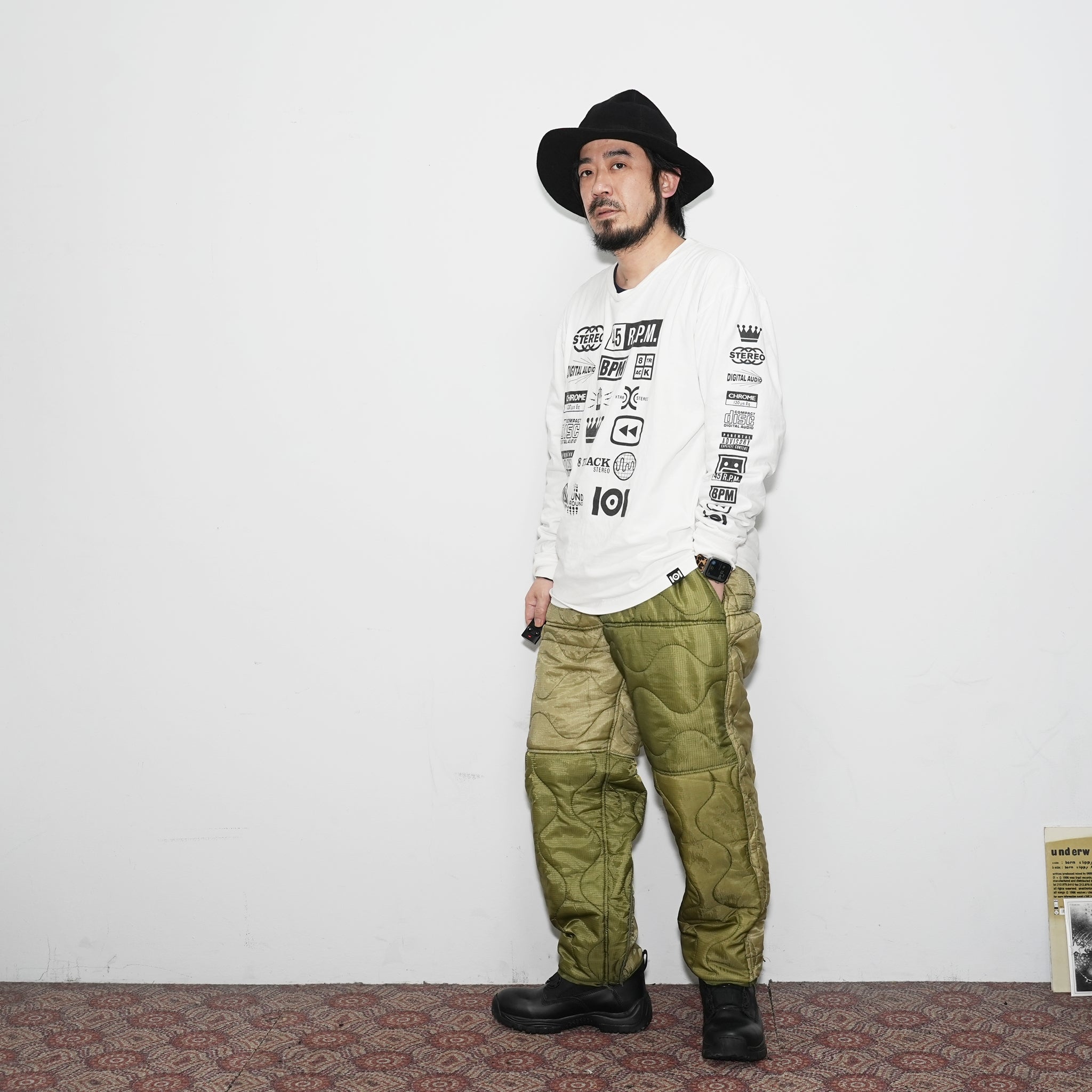 odd22fw05 | Quilting Pants – Olive | ODDMENT