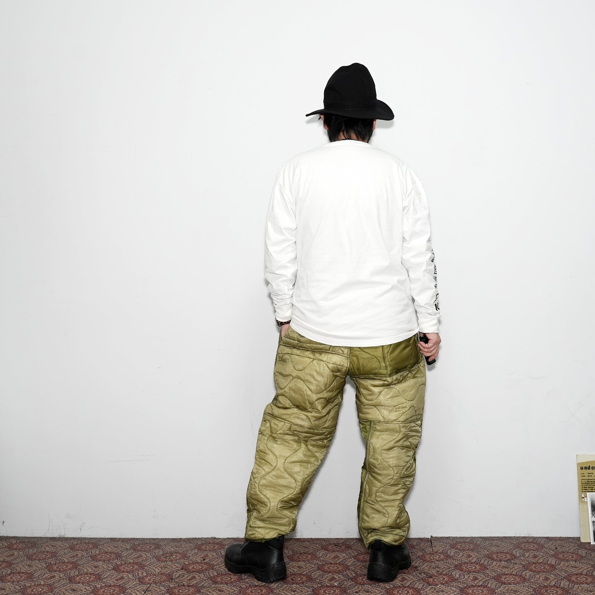 odd22fw05 | Quilting Pants – Olive | ODDMENT