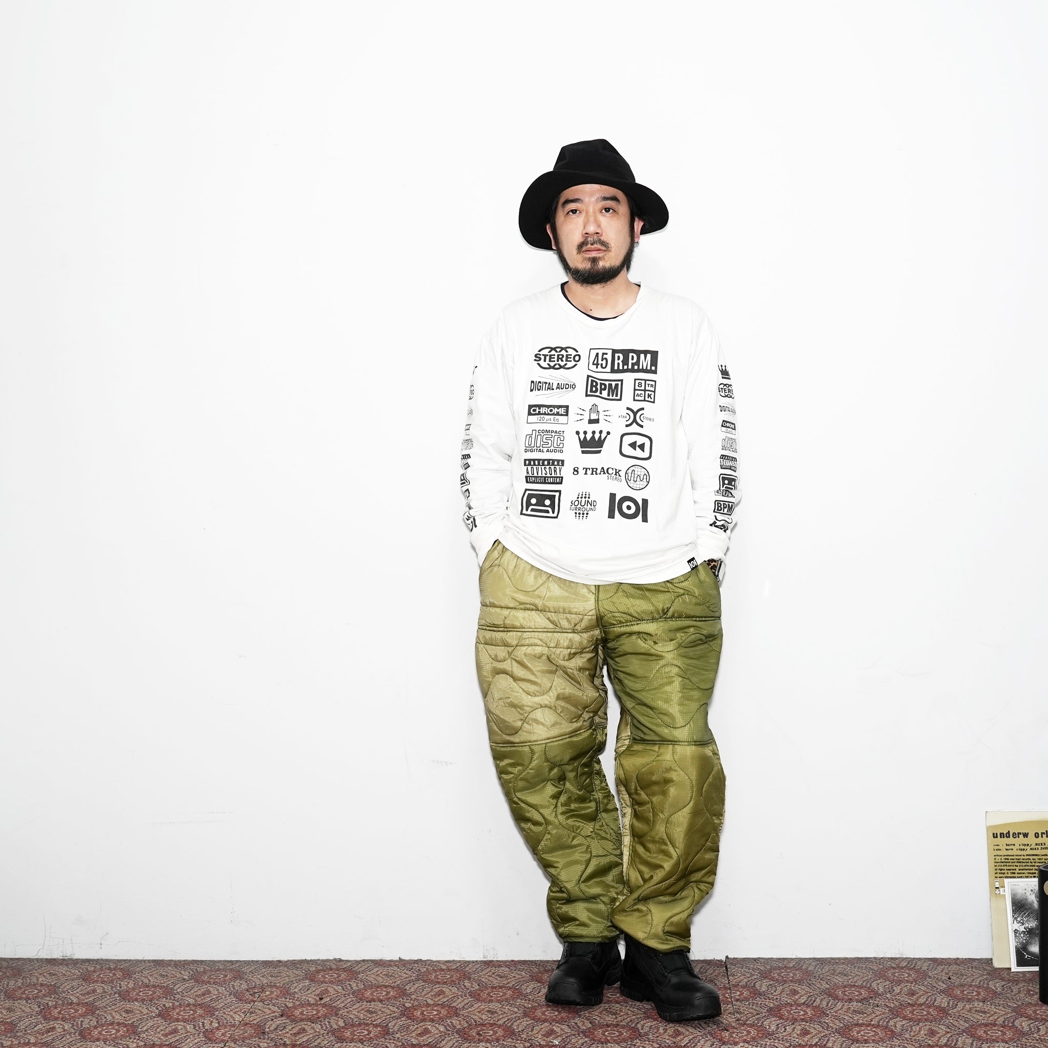 odd22fw05 | Quilting Pants – Olive | ODDMENT