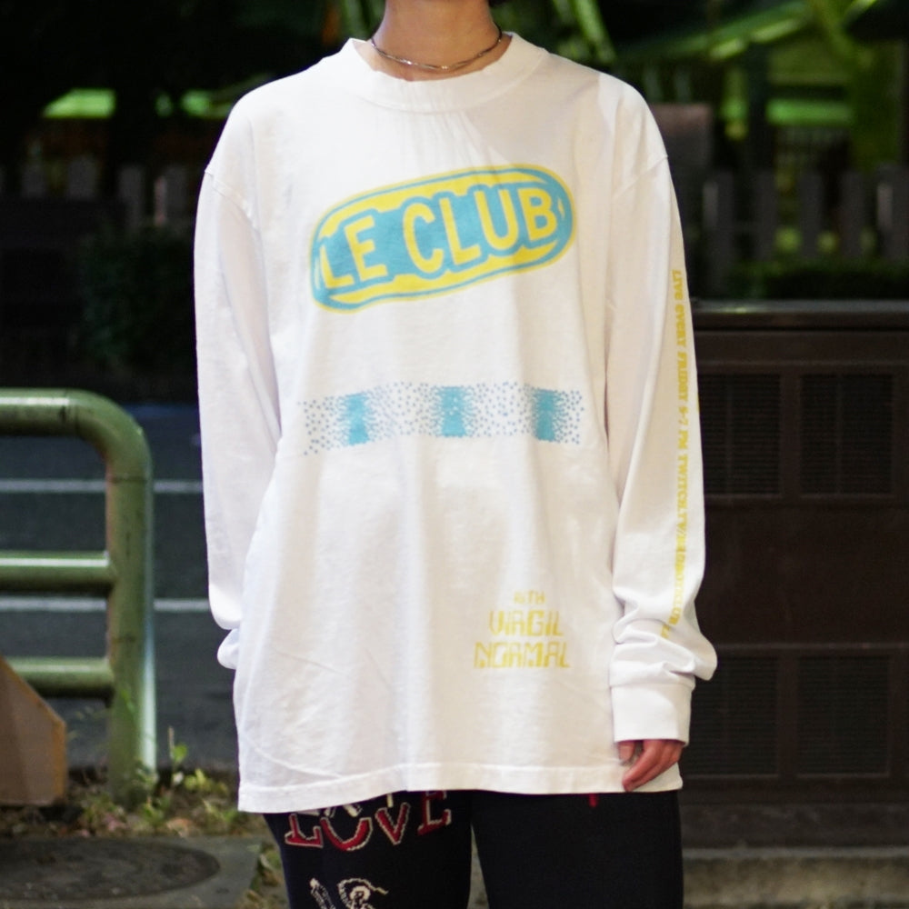 No:VN213 | Name:Ways Of Hanging Ls Tee | Color:White | Size:M/L【VIRGIL NORMAL_ヴァージルノーマル】