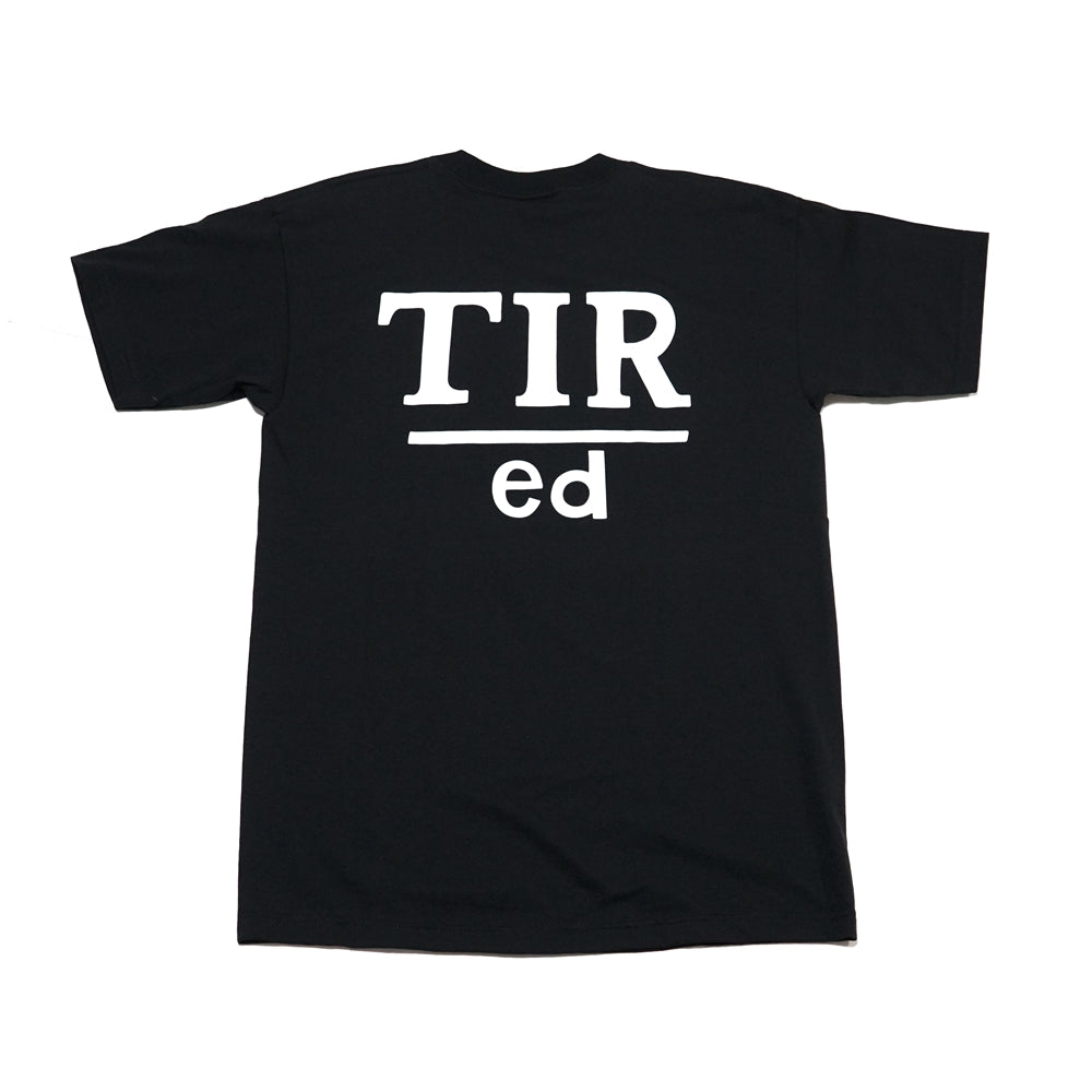 No:TS00072 | Name:TERRIBLE S/S TEE | Color:Black【TIRED_タイレッド】【ネコポス選択可能】