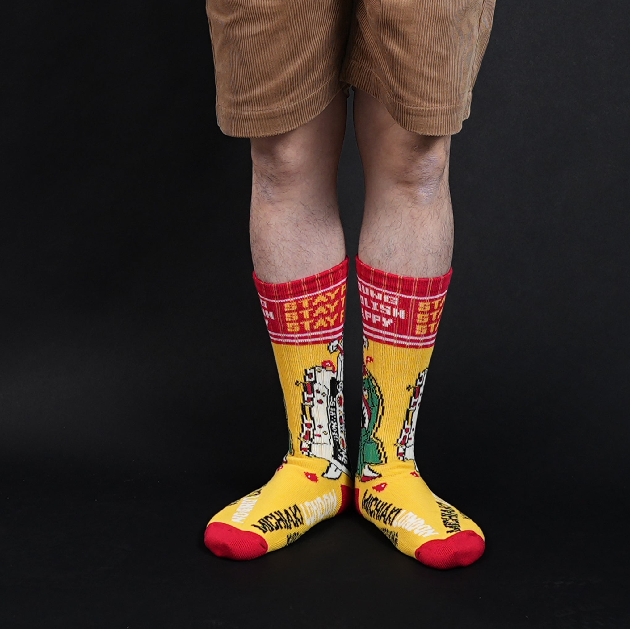 Name:Fuck The Socks |  Color:Yellow【BILLY BUDDUSKY_ビリーバダスキー】【ネコポス選択可能】