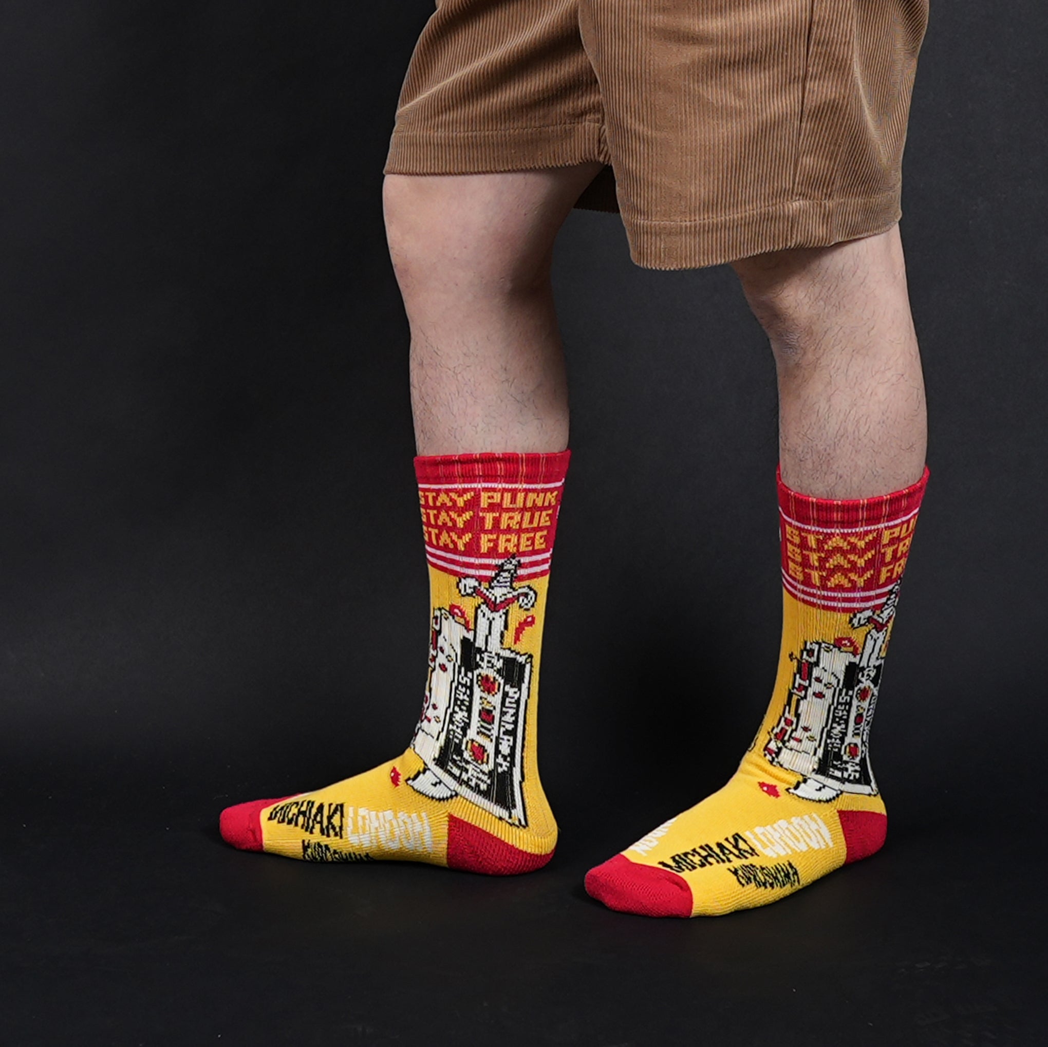 Name:Fuck The Socks |  Color:Yellow【BILLY BUDDUSKY_ビリーバダスキー】【ネコポス選択可能】