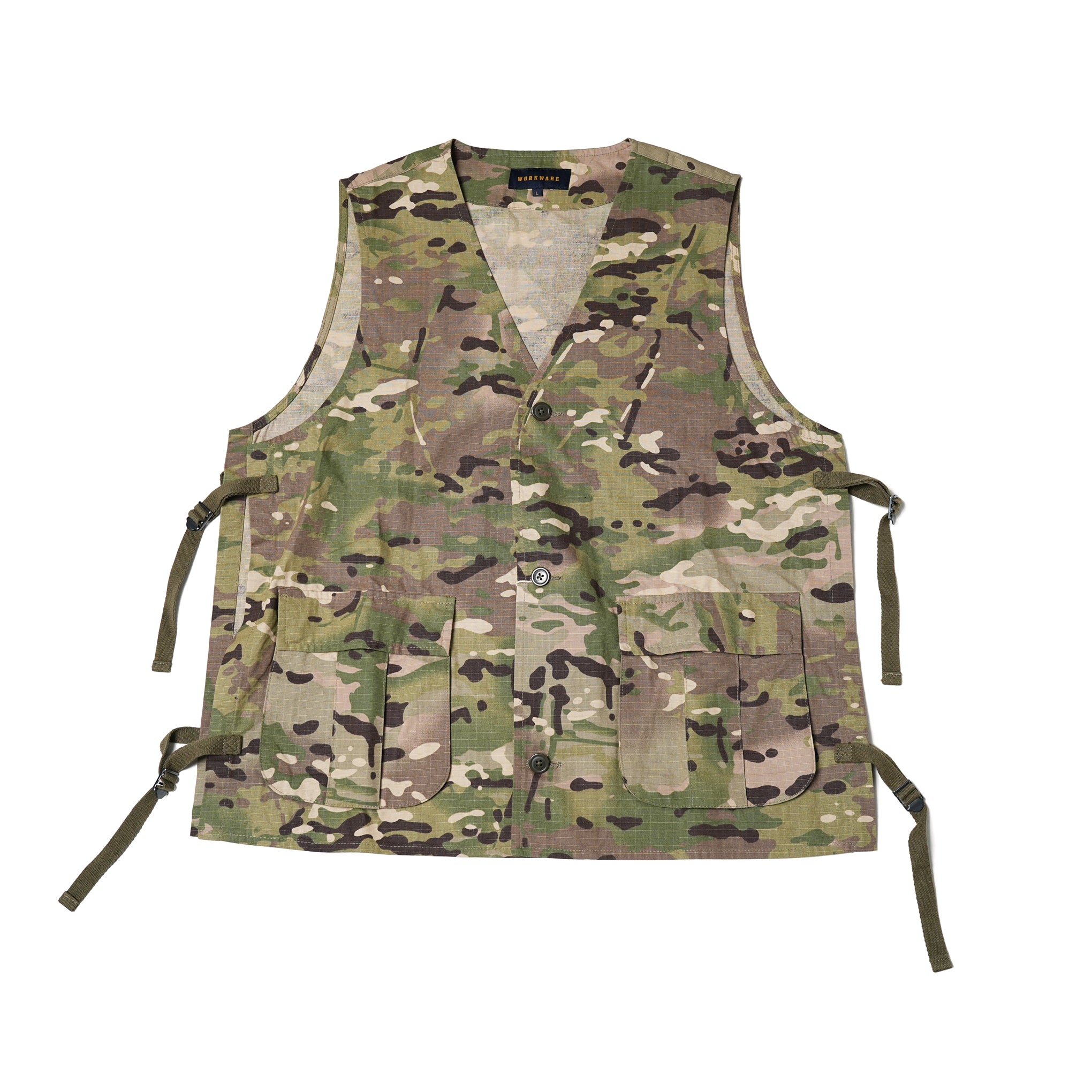 Name:SS23-SHOOTER VEST | Color:Camo | Size:L【WORKWARE】
