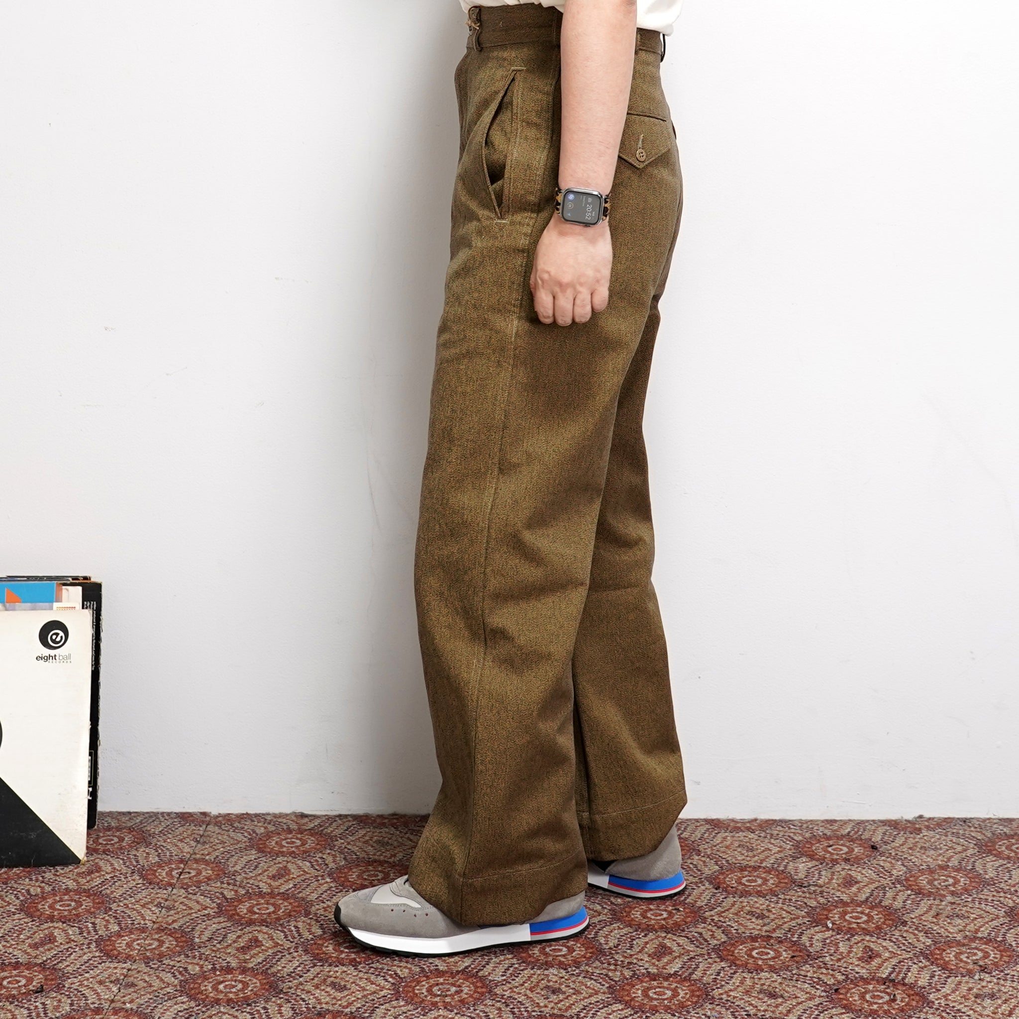 No:M30306 | Name:Chino Pants | Color:Old Hunting Brown/Black Mix | Siz