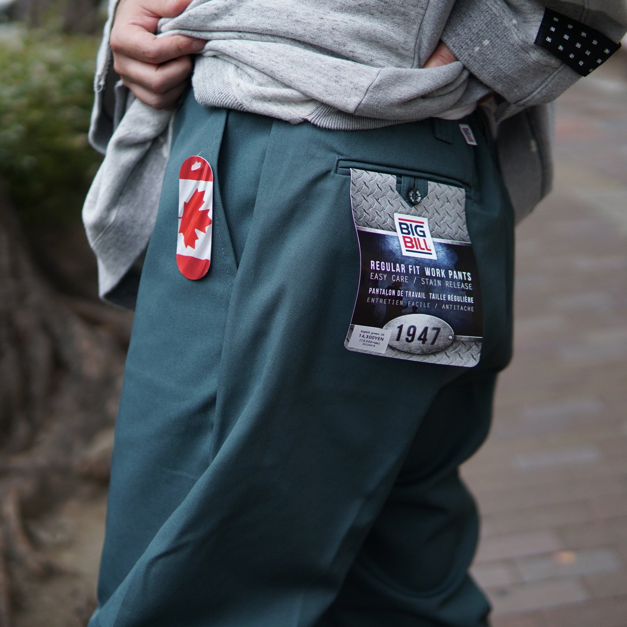 No:1947-CT | Name:Premium Regular Fit Work Pants Big Easy NEW |  Color:Navy/Tan/Green【BIG BILL_ビッグビル】