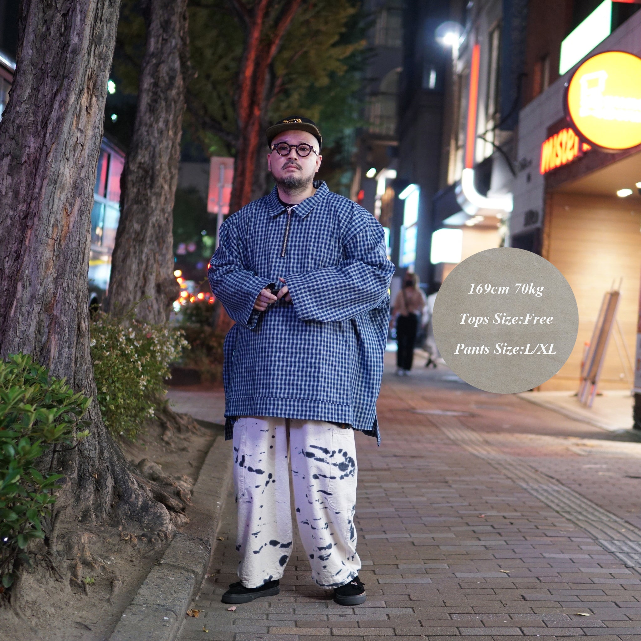 me-03 | ZIP PULLOVER – Picnic Plaid【MEALS CLOTHING_ミールクロージング】