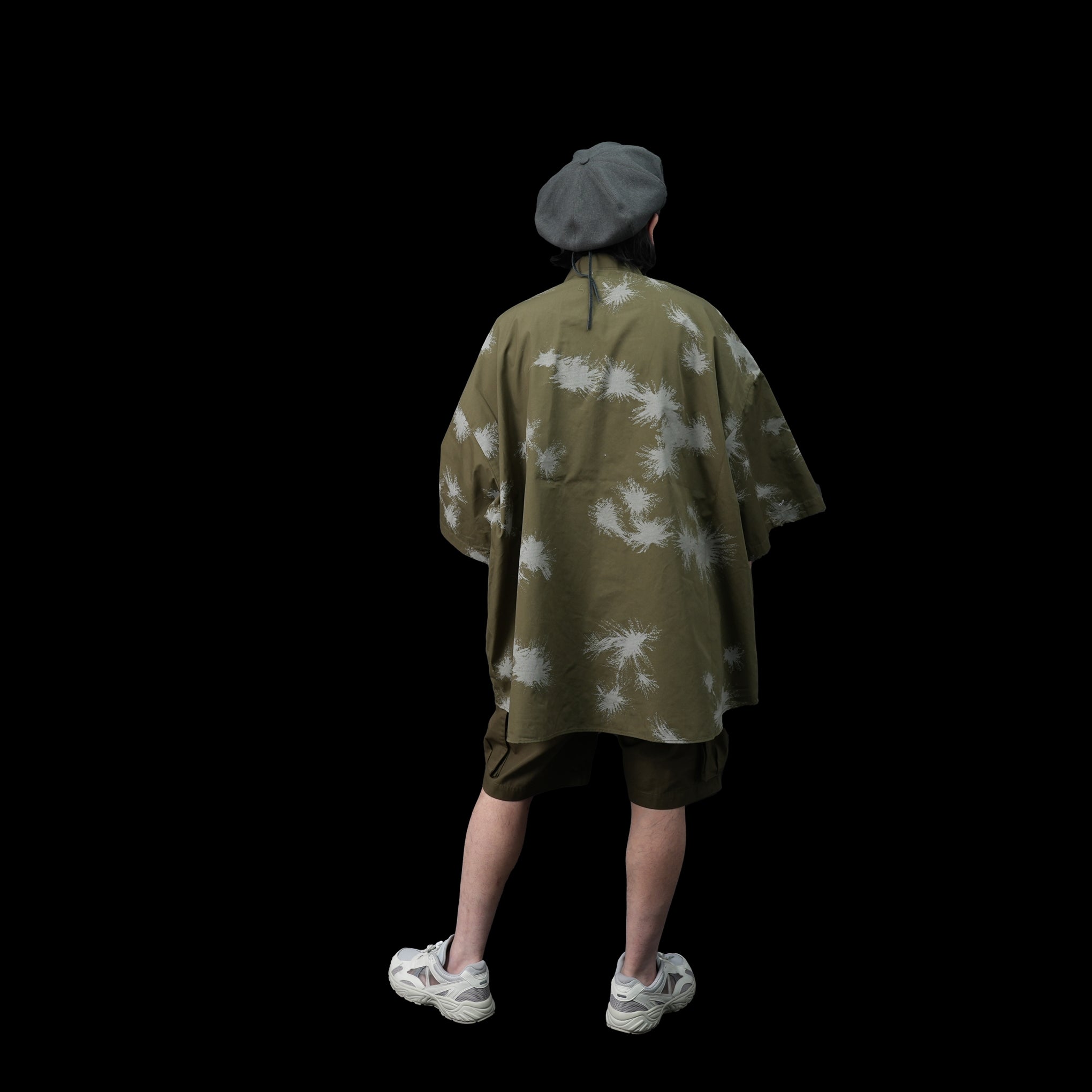 No:AM-2315007  | Name:Cotton/Polyester Plain Am Cargo Shorts | Color:White/Khaki【ARMY TWILL_アーミーツイル】