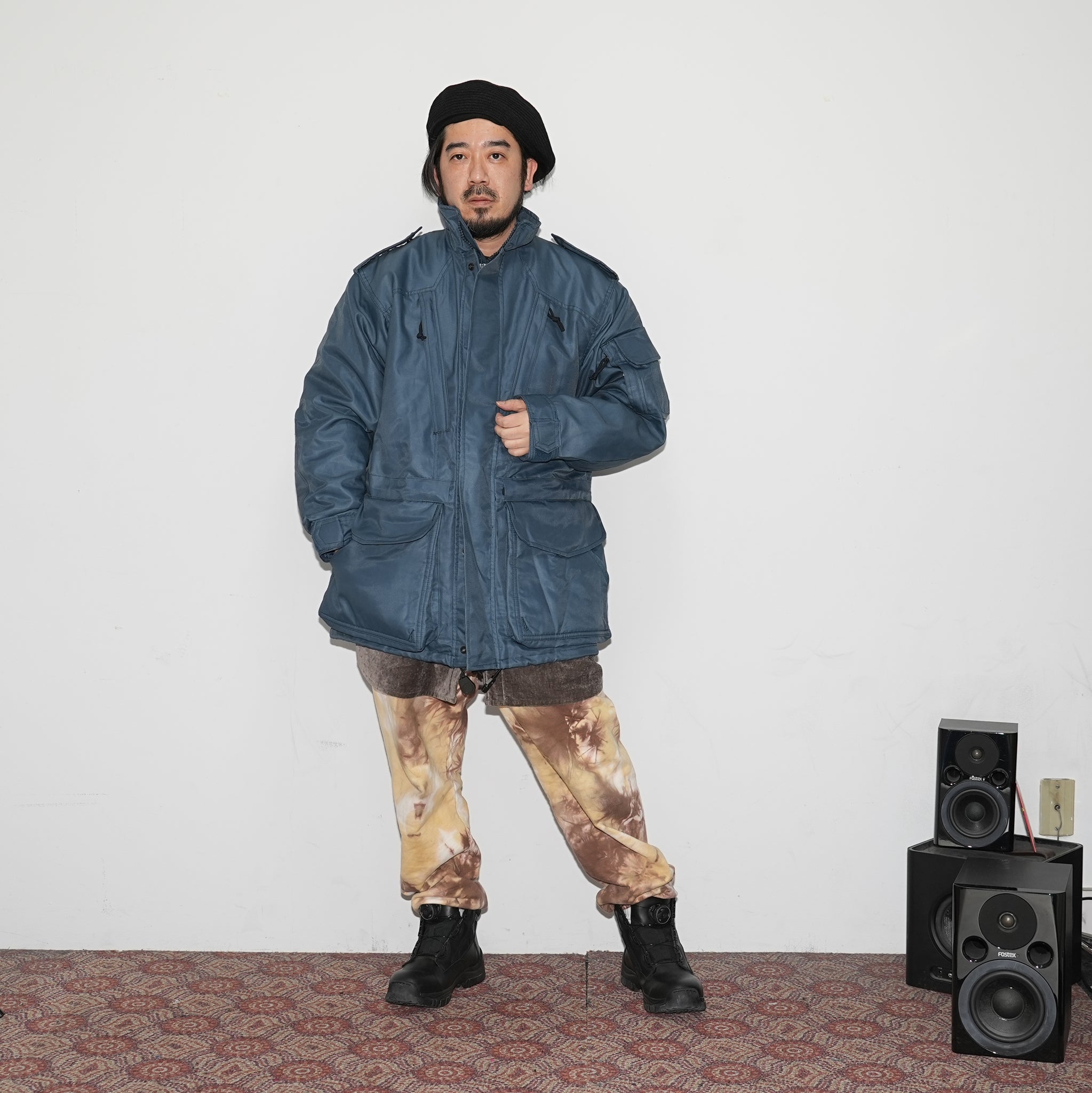 No:CO-RCAF | Name:ROYAL CANADIAN AIR FORCE コールド＆ウェットウェザーパーカ Dead Stock | Color:Blue 【 Dead Stock 】【カナダ軍】