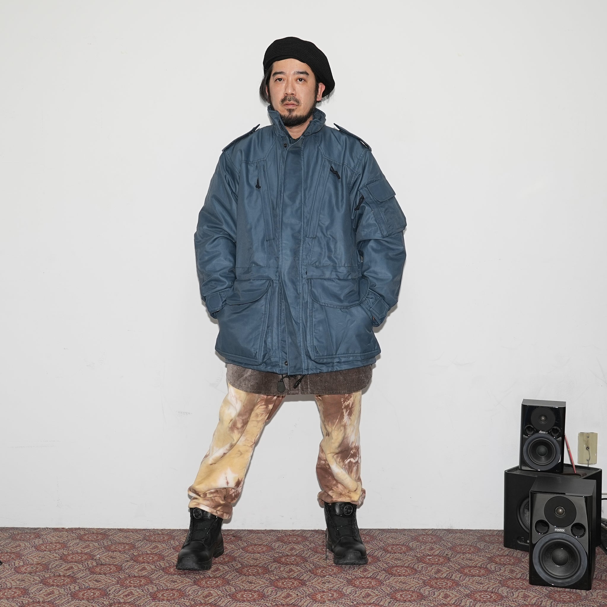 No:CO-RCAF | Name:ROYAL CANADIAN AIR FORCE コールド＆ウェットウェザーパーカ Dead Stock | Color:Blue 【 Dead Stock 】【カナダ軍】