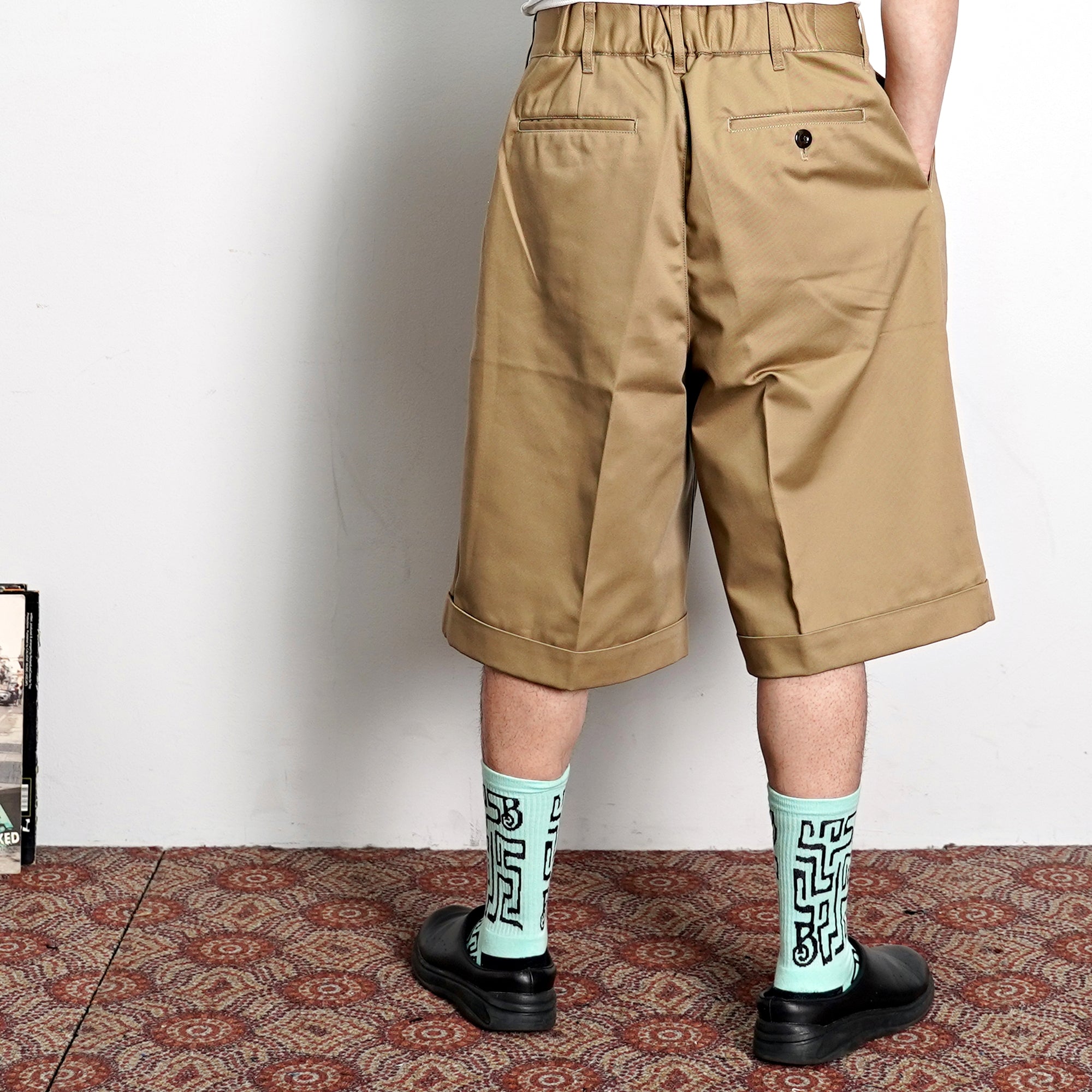 No:vr21ss-sd-pt02 | Name:BIG CHINO SHORTS | Color:CAMEL | Size-1/2【VARDE77】-VARDE77-ADDICTION FUKUOKA