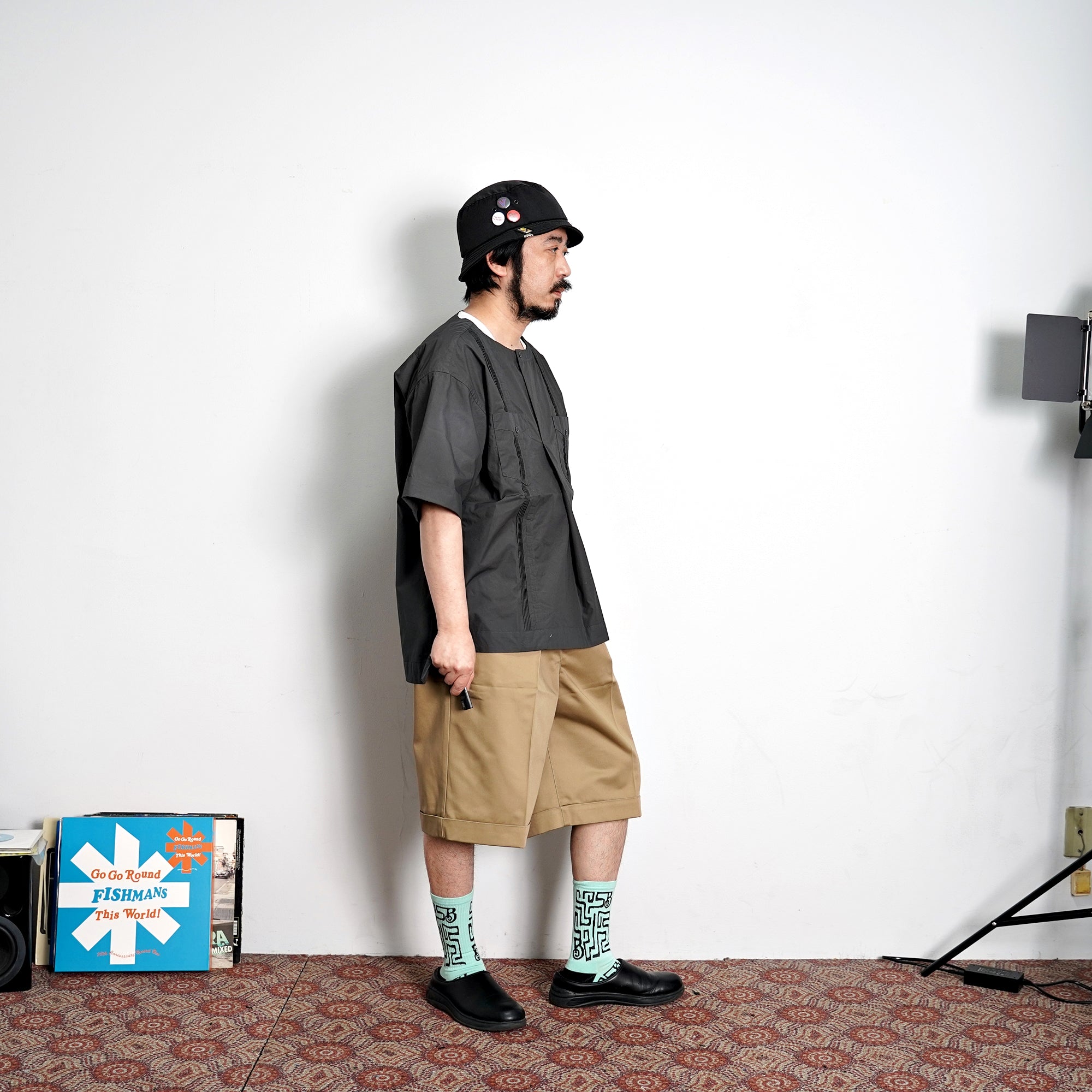 No:vr21ss-sd-pt02 | Name:BIG CHINO SHORTS | Color:CAMEL | Size-1/2【VARDE77】-VARDE77-ADDICTION FUKUOKA