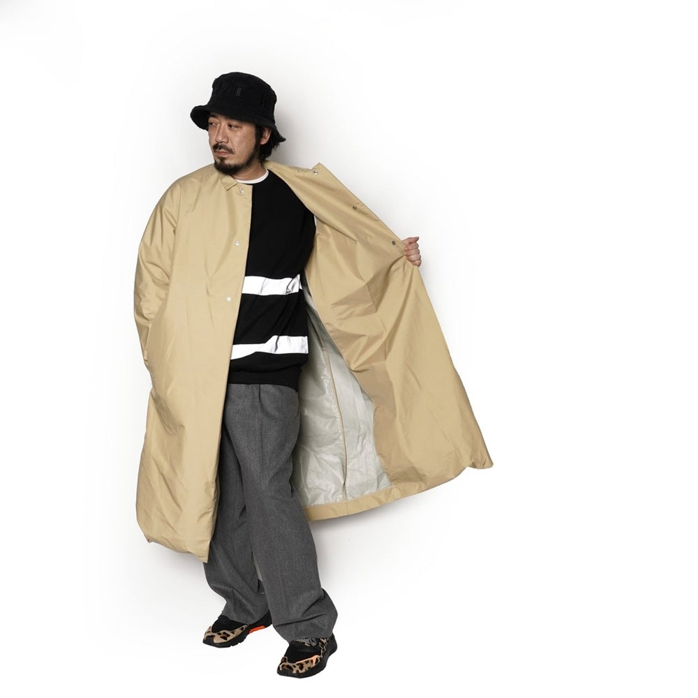 No:PH21FW-002 | Name:P.H.M. Long Coat | Color:Black/Beige | Size:M/L【POWDERHORN MOUNTAINEERING】【入荷予定アイテム・入荷連絡可能】-POWDERHORN MOUNTAINEERING-ADDICTION FUKUOKA