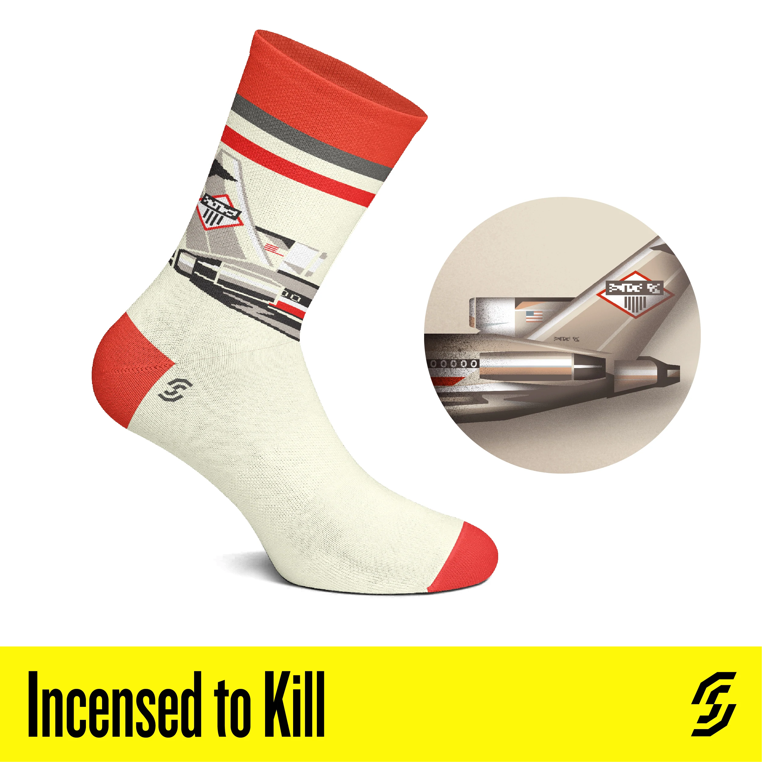 streosocksport_011 | INCENSED TO KILL SOCKS | Color:Multi【STREO SOCKS(PORTUGAL)】【ネコポス選択可能】