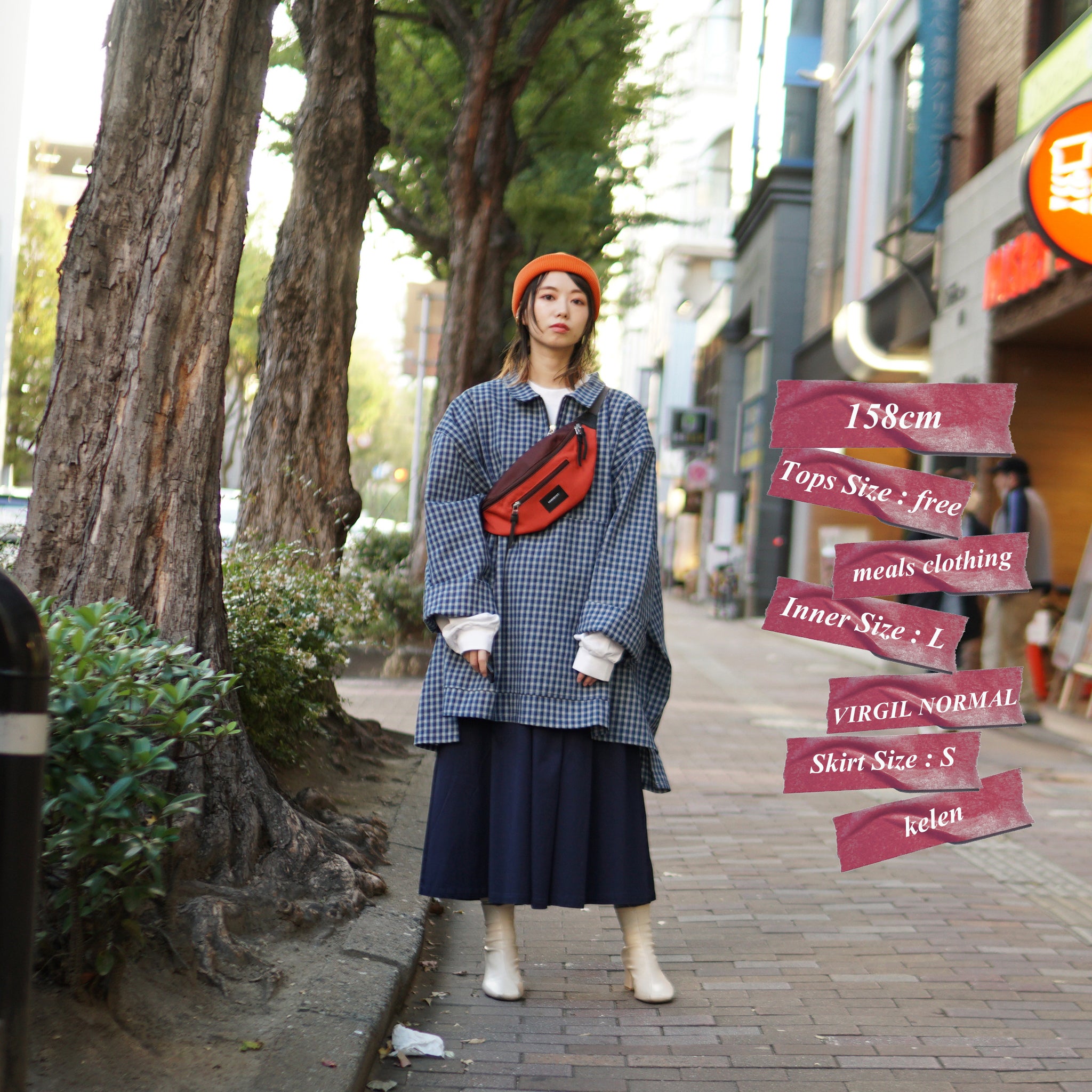 me-03 | ZIP PULLOVER – Picnic Plaid【MEALS CLOTHING_ミールクロージング】