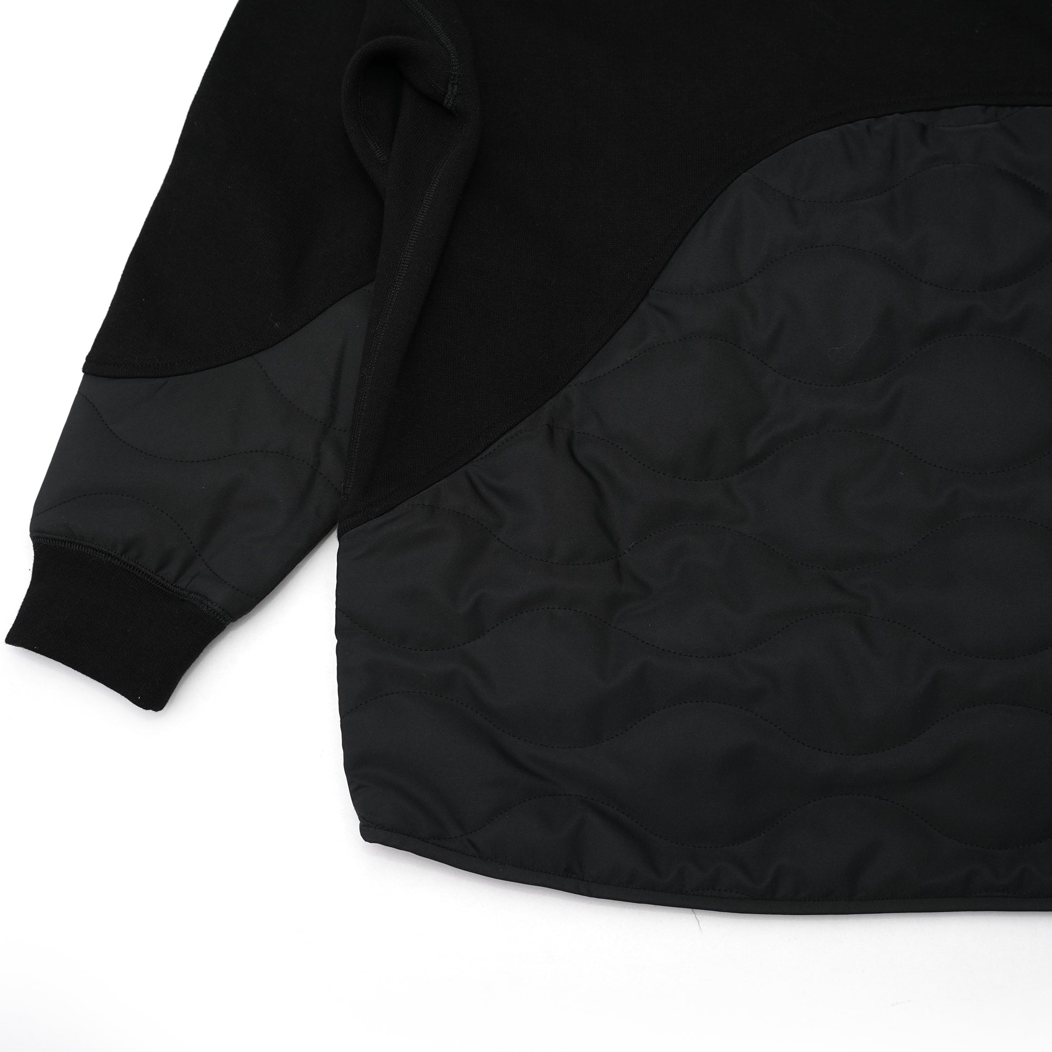 No:ACRS23-T01| Name:Flower Mantis Collection French cotton heavyweight patchwork pave cotton cap tee | Color:Black | Size:Free【(A)CRYPSIS®】【SEIVSON_セイヴソン】【archive】