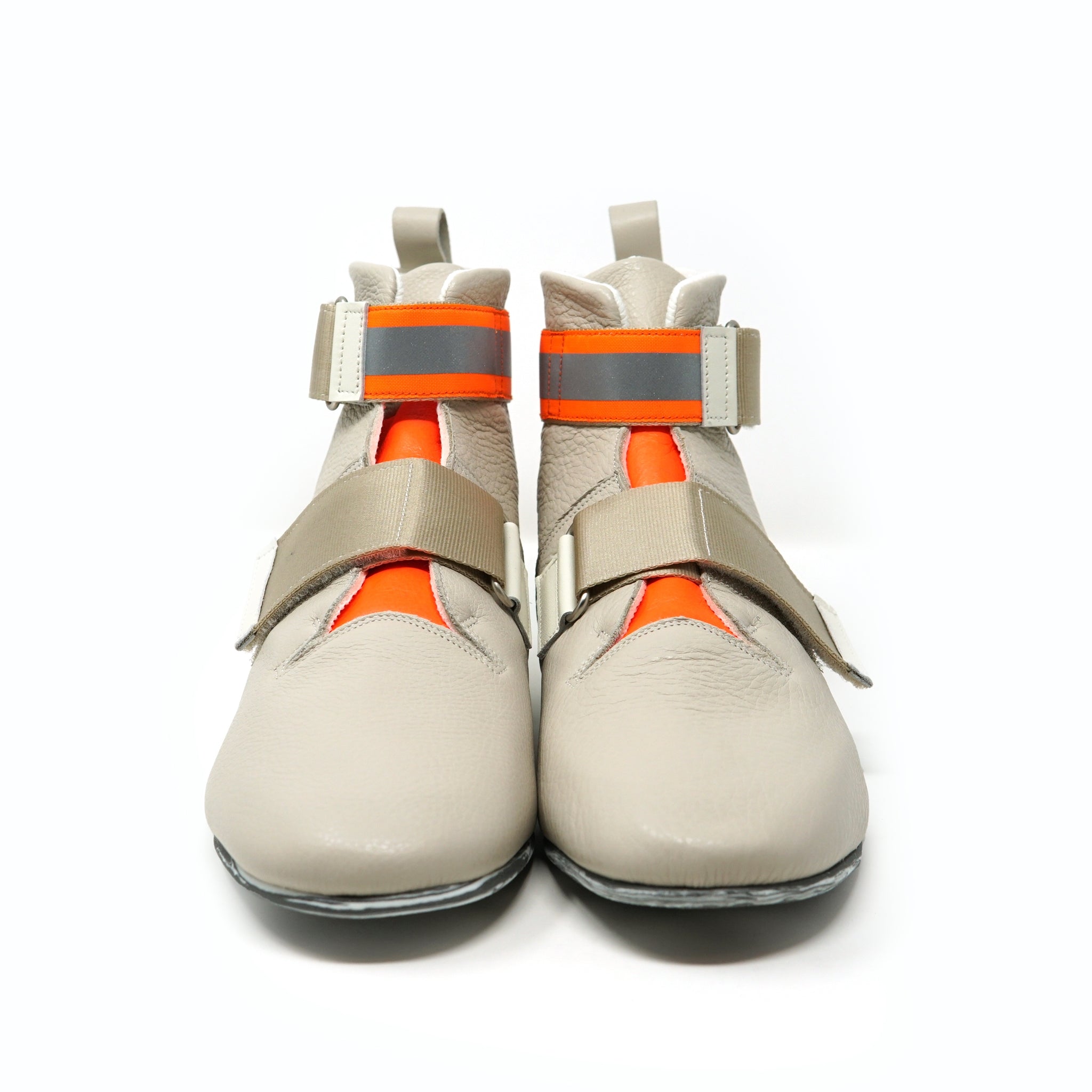 No:bsd22AW-33_A | Name:Safety Leather Boots | Color:White【BEDSIDEDRAMA_ベッドサイドドラマ】