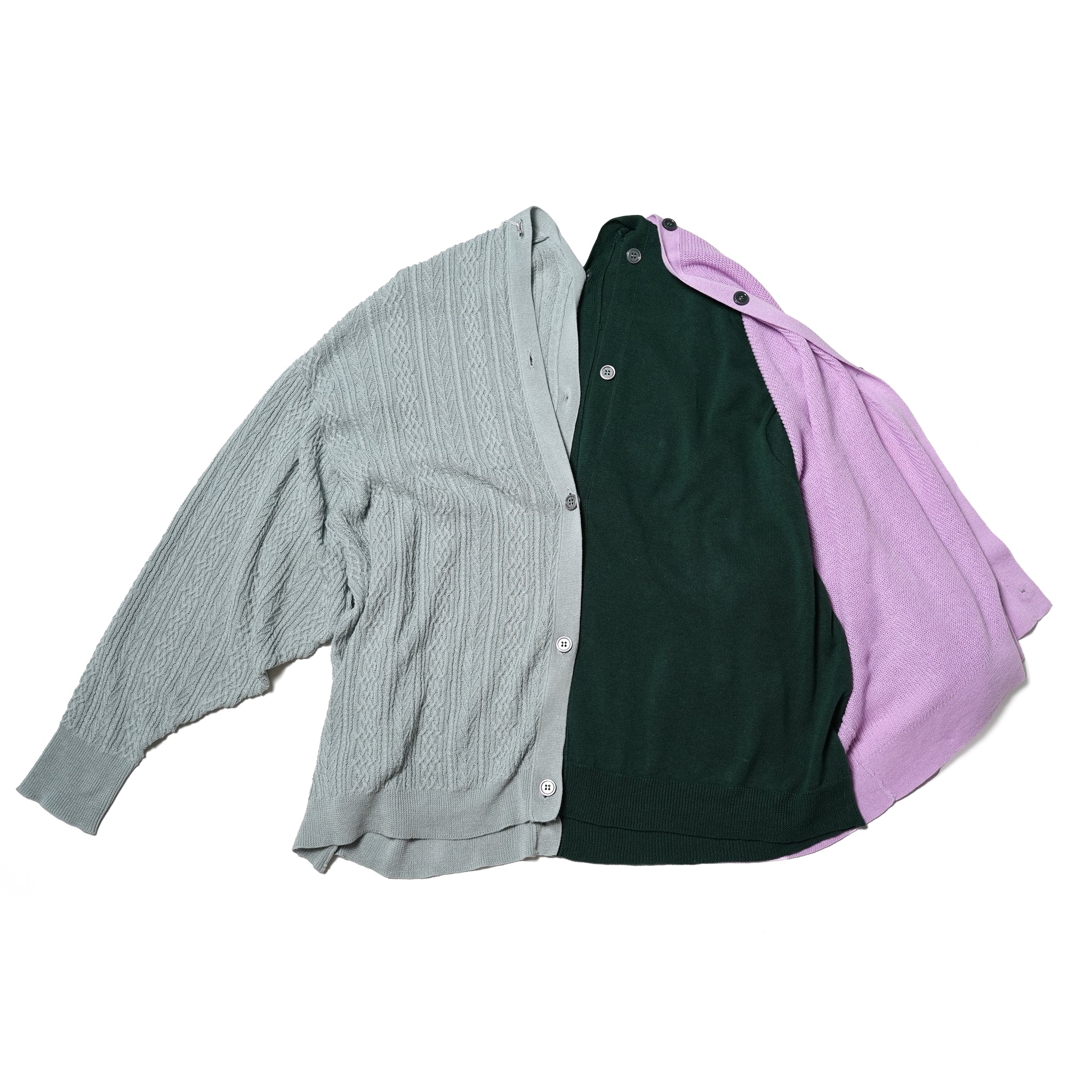 No:bsd23SS-20_c | Name:3piece knit cardigan | Color:Fusha【BEDSIDEDRAMA_ベッドサイドドラマ】