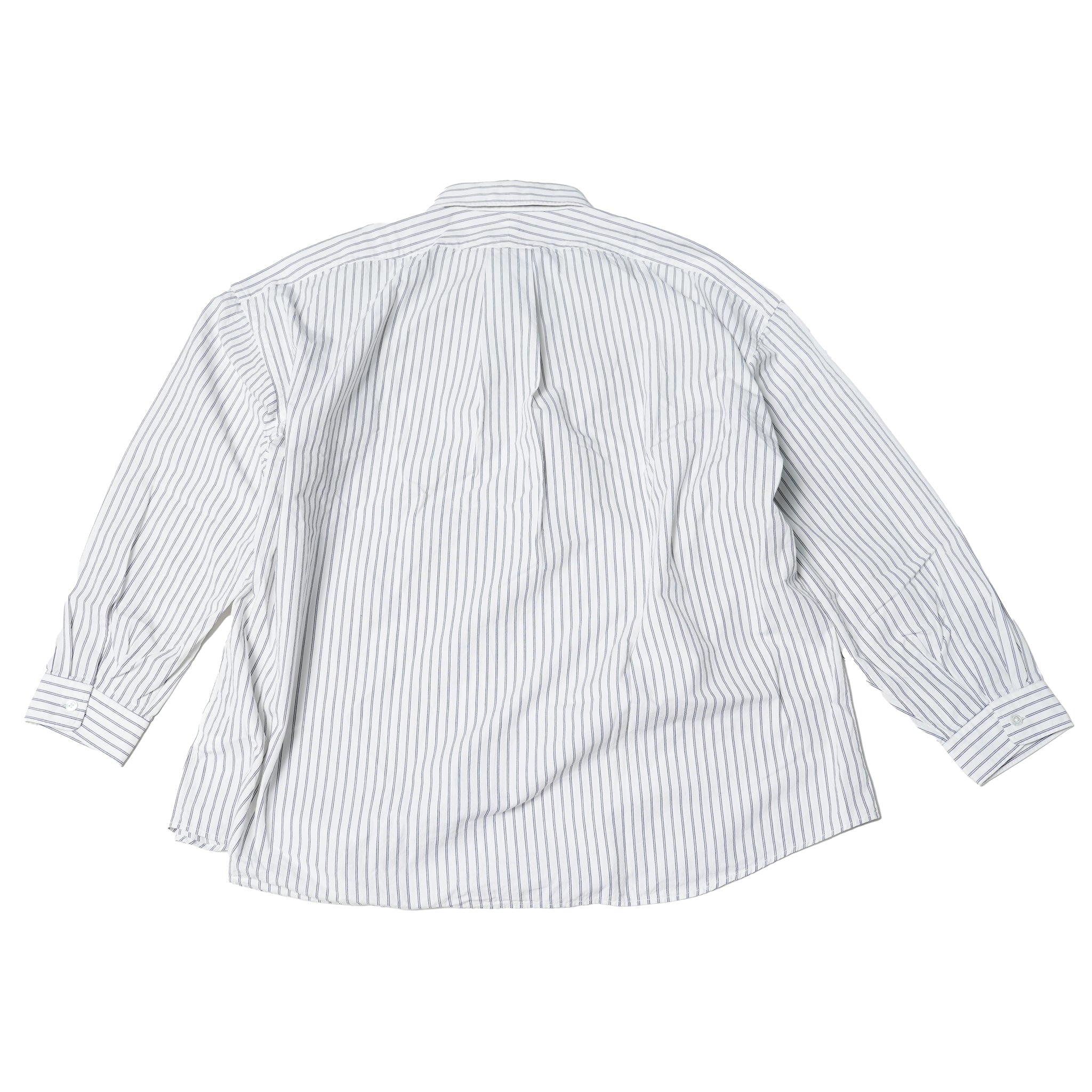 No:rgw-01_st_2023ss | Name:regular wide shirts stripe | Color:White/Blue【CATTA_カッタ】