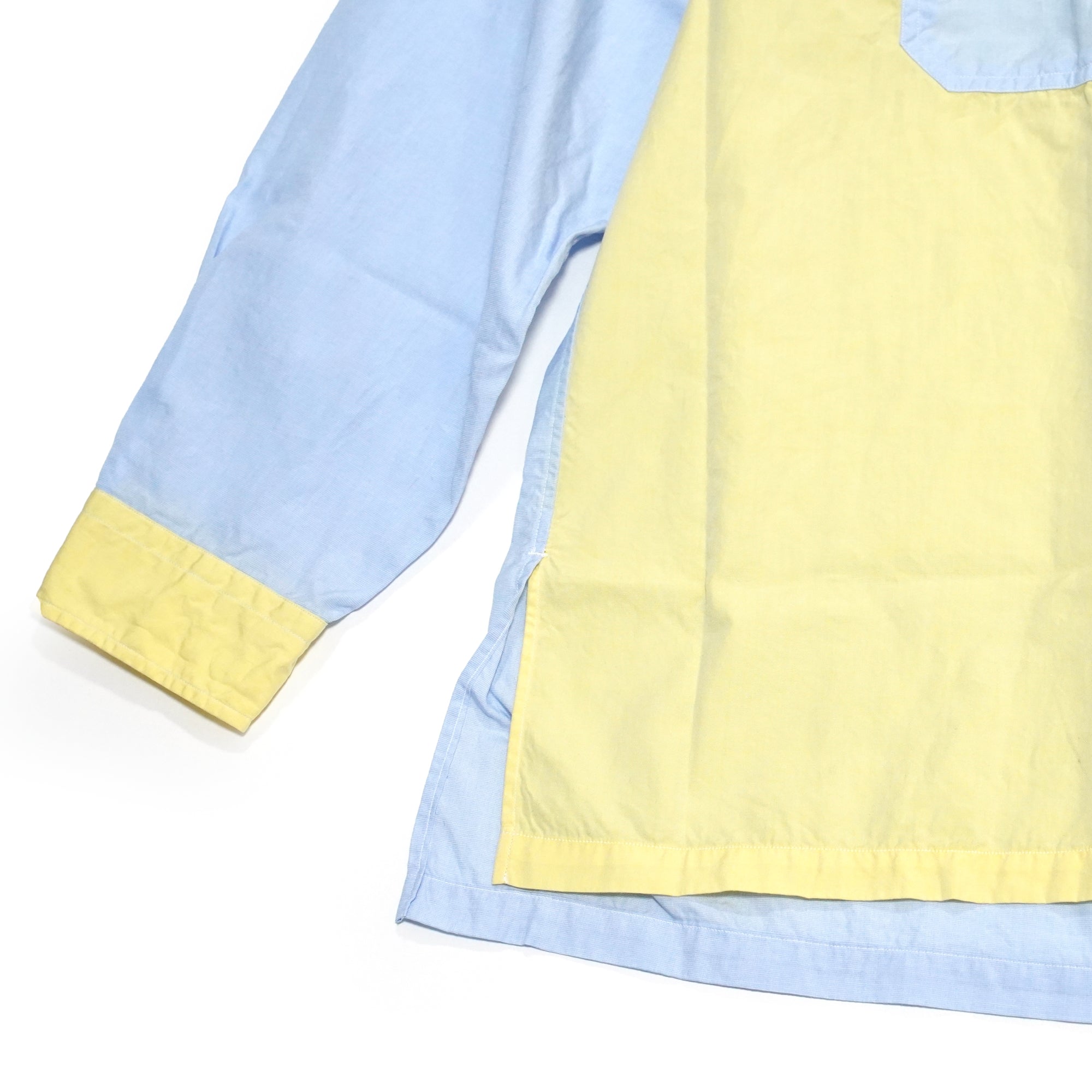 No:WPOCKETSH2021SSB | Name:W Pocket Shirts 100/2 | Color:Multi | Size-