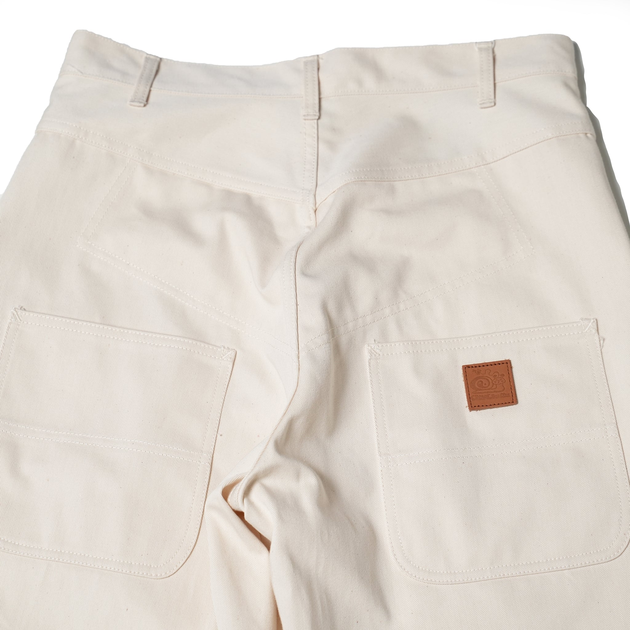 Name: YING-YANG WORK PANTS | Color: Natural/Green | Size: S/M/L【CITYLIGHTS PRODUCTS_シティライツプロダクツ】