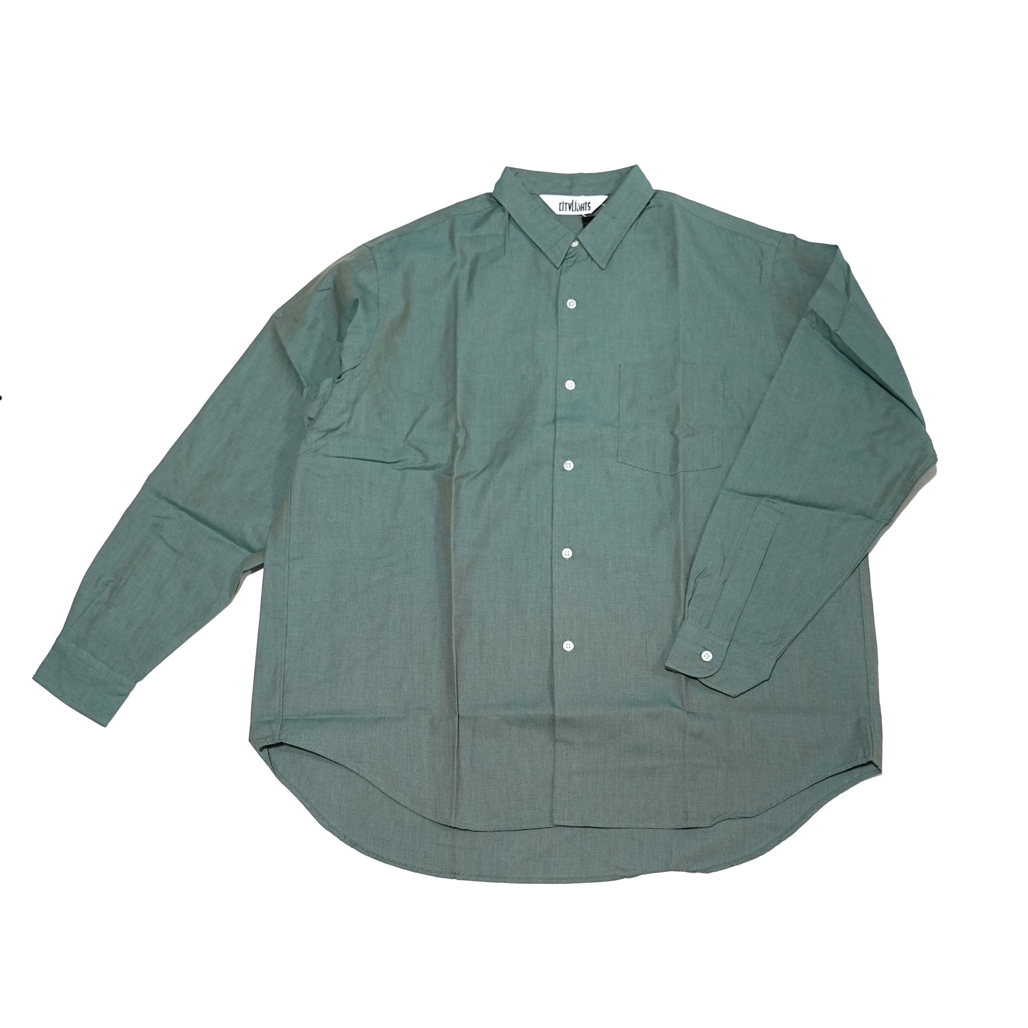Name: OG REG SHIRTS | Color: Green | Size : Regular/Tall 【CITYLIGHTS PRODUCTS_シティライツプロダクツ】