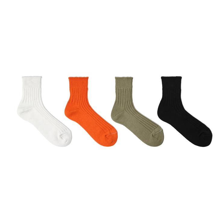 [de-26] Low Gauge Rib Socks / Short Length / 1st Collections【DECKA】【ネコポス選択可能】-DECKA-ADDICTION FUKUOKA