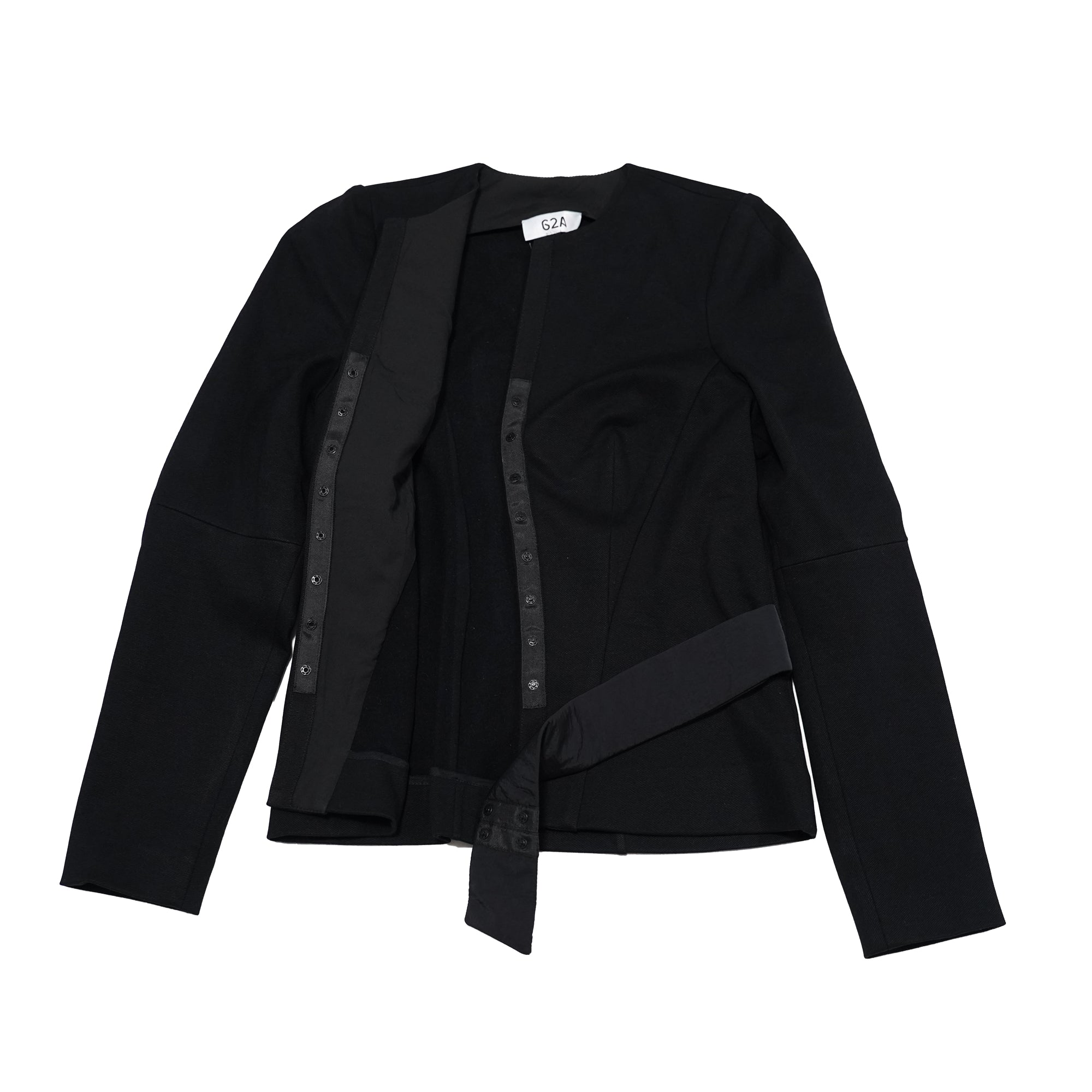 No:GA1-2921 | Name:Jacket With Cast Belt | Color:Black | Size:S/M【G2A】-G2A-ADDICTION FUKUOKA