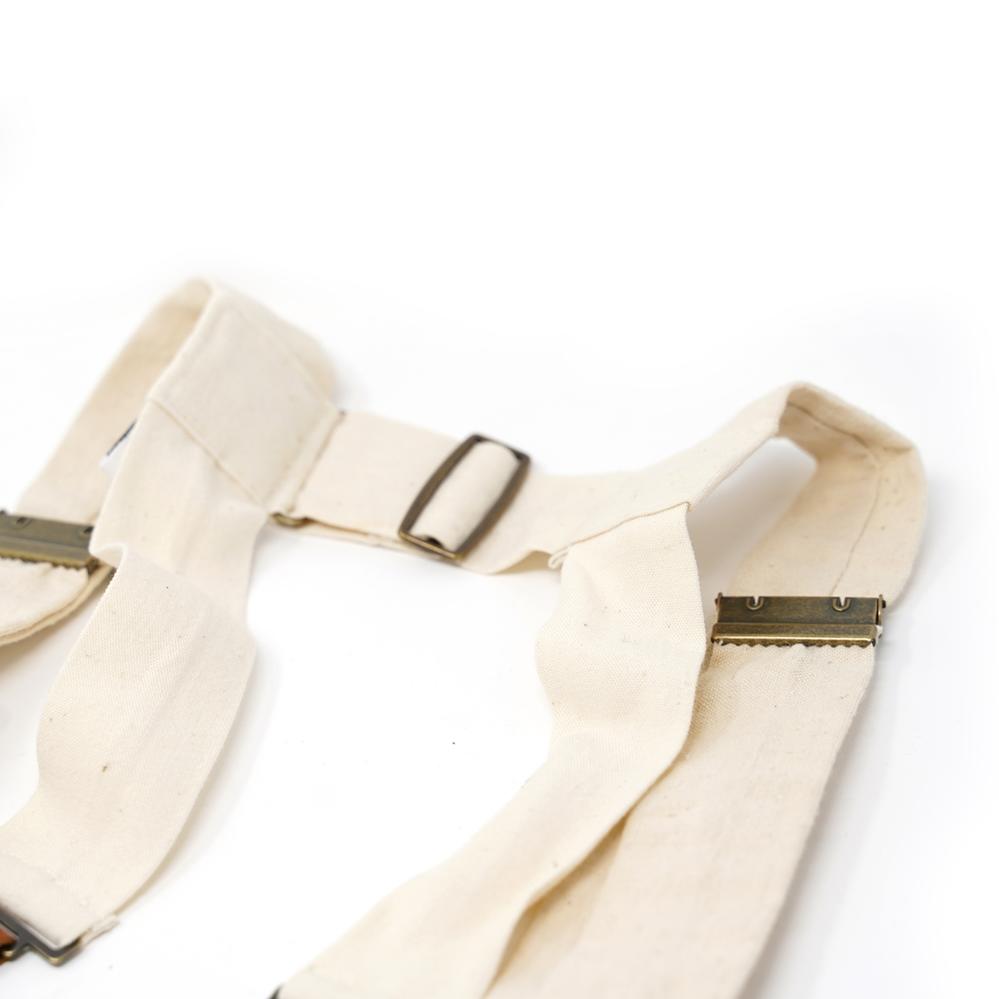 20's Scientific suspenders Color:White 【PHABLIC×KAZUI】