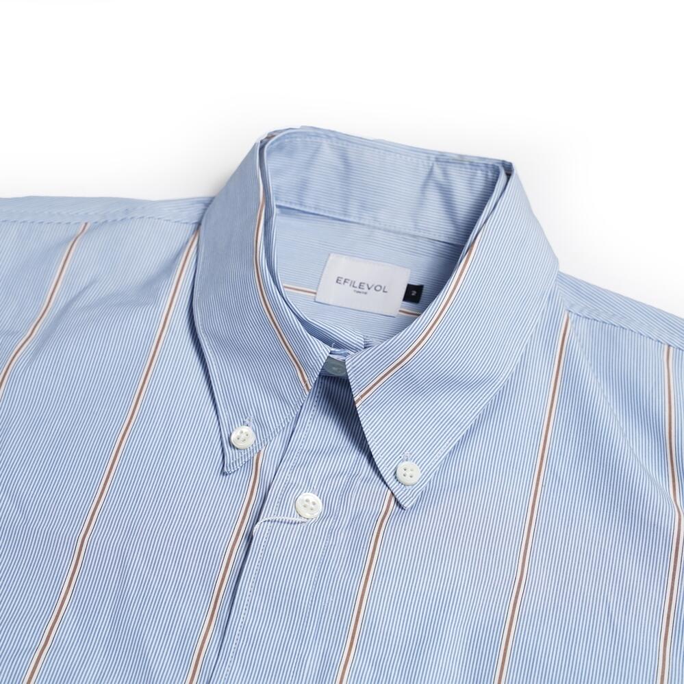 Stripe The Two Basic Shirts カラーbig stlipe 【EFILEVOL】【2020Spring】-EFILEVOL-ADDICTION FUKUOKA