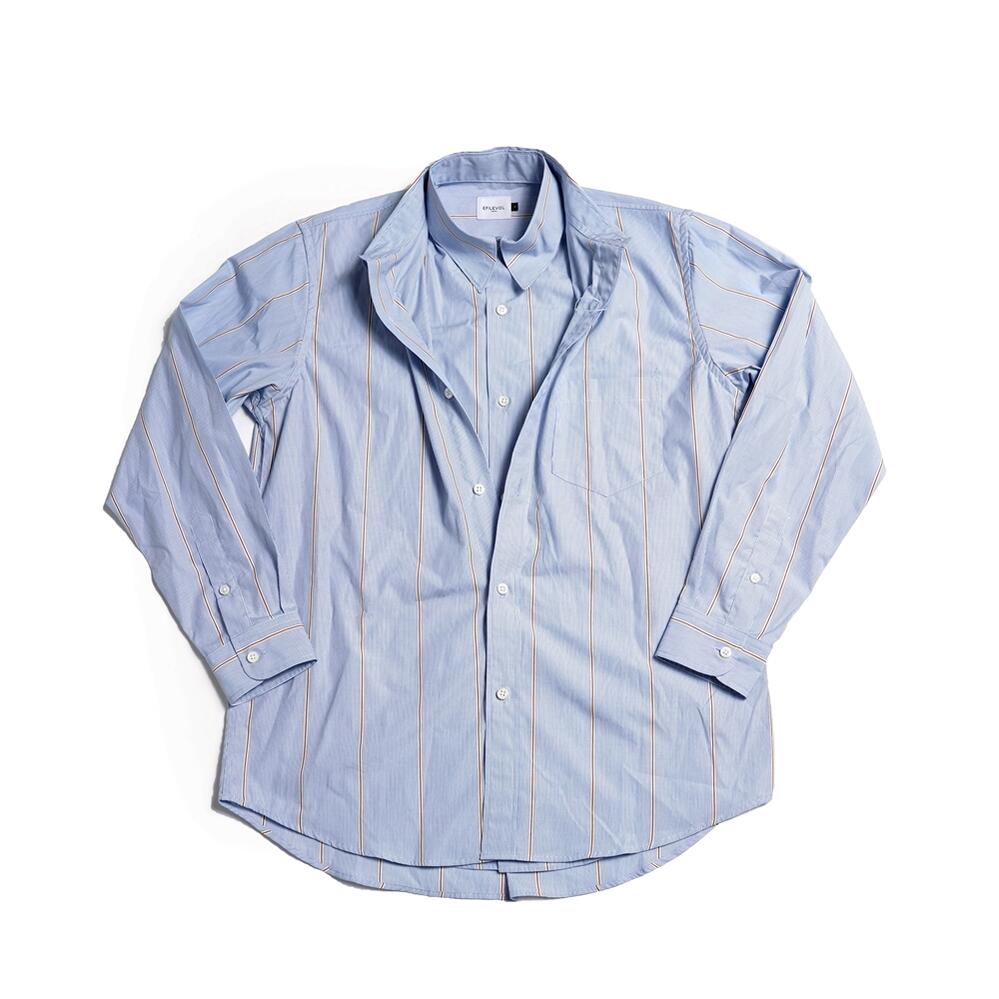 Stripe The Two Basic Shirts カラーbig stlipe 【EFILEVOL】【2020Spring】-EFILEVOL-ADDICTION FUKUOKA