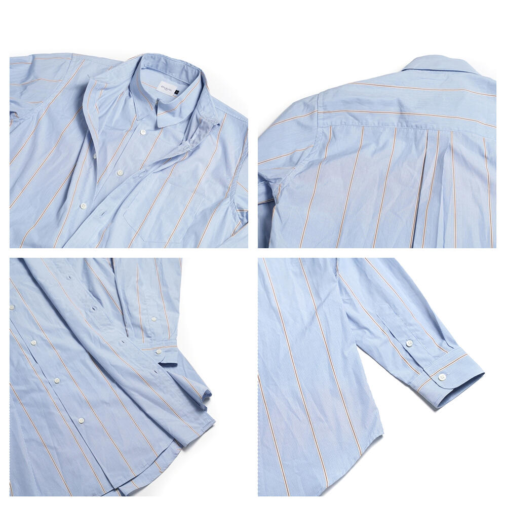 Stripe The Two Basic Shirts カラーbig stlipe 【EFILEVOL】【2020Spring】-EFILEVOL-ADDICTION FUKUOKA