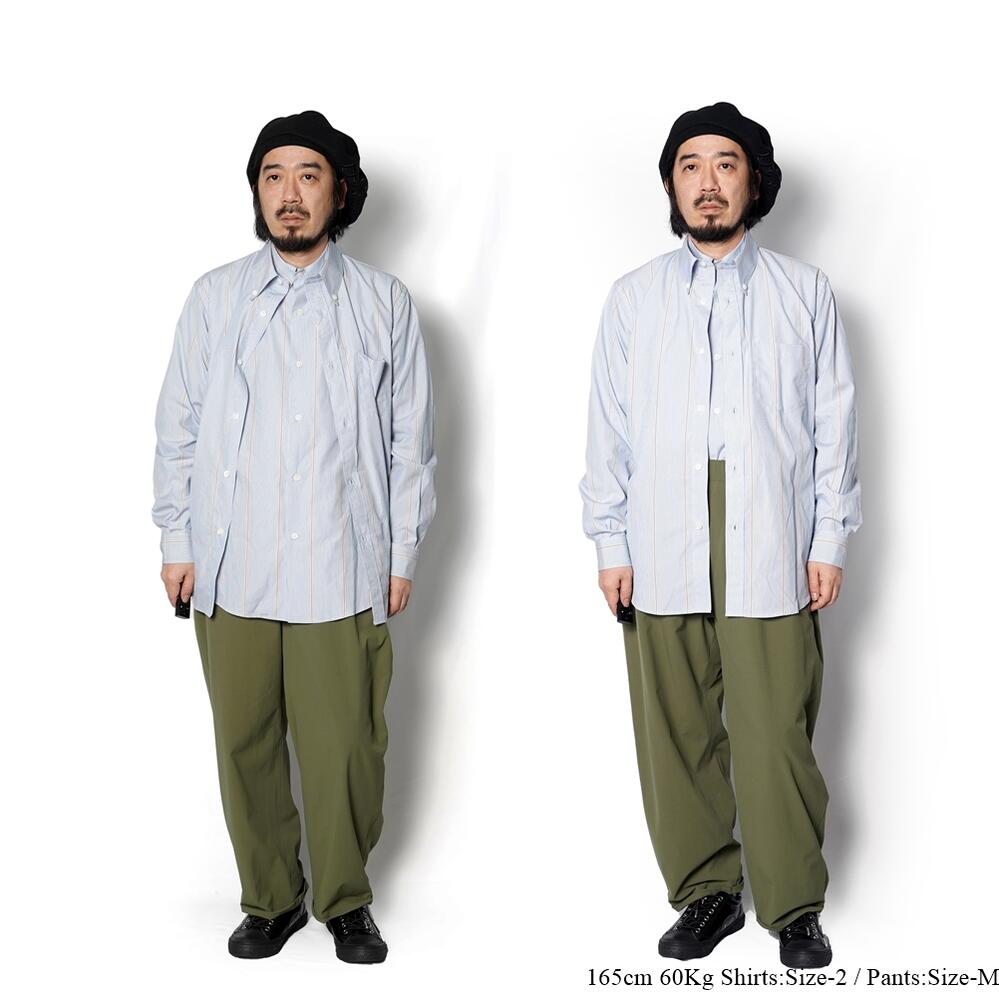 Stripe The Two Basic Shirts カラーbig stlipe 【EFILEVOL】【2020Spring】-EFILEVOL-ADDICTION FUKUOKA