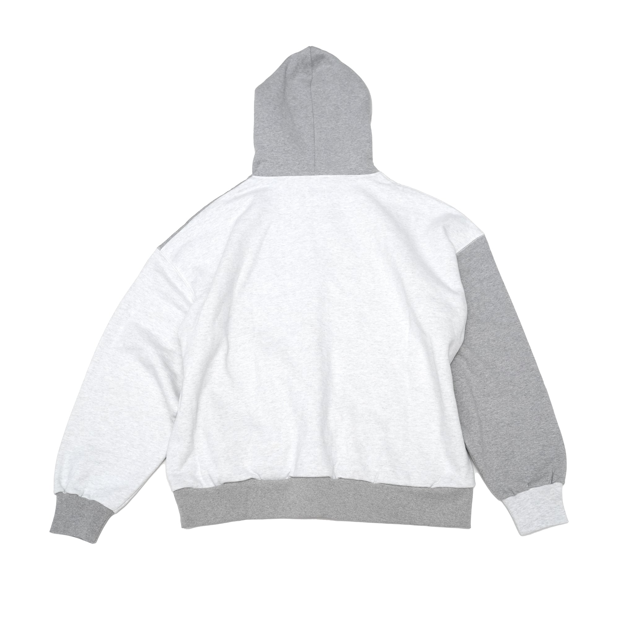 Lun_Big Pocket Half Zip Bicolor Hoodie – Crazy / Green | KELEN MEN