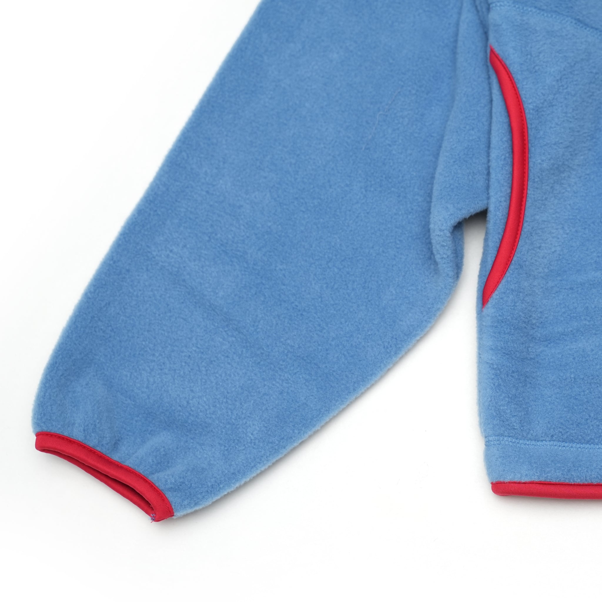 Heron_Half Zip Fleece Top – Vintageblue / Black | KELEN MEN