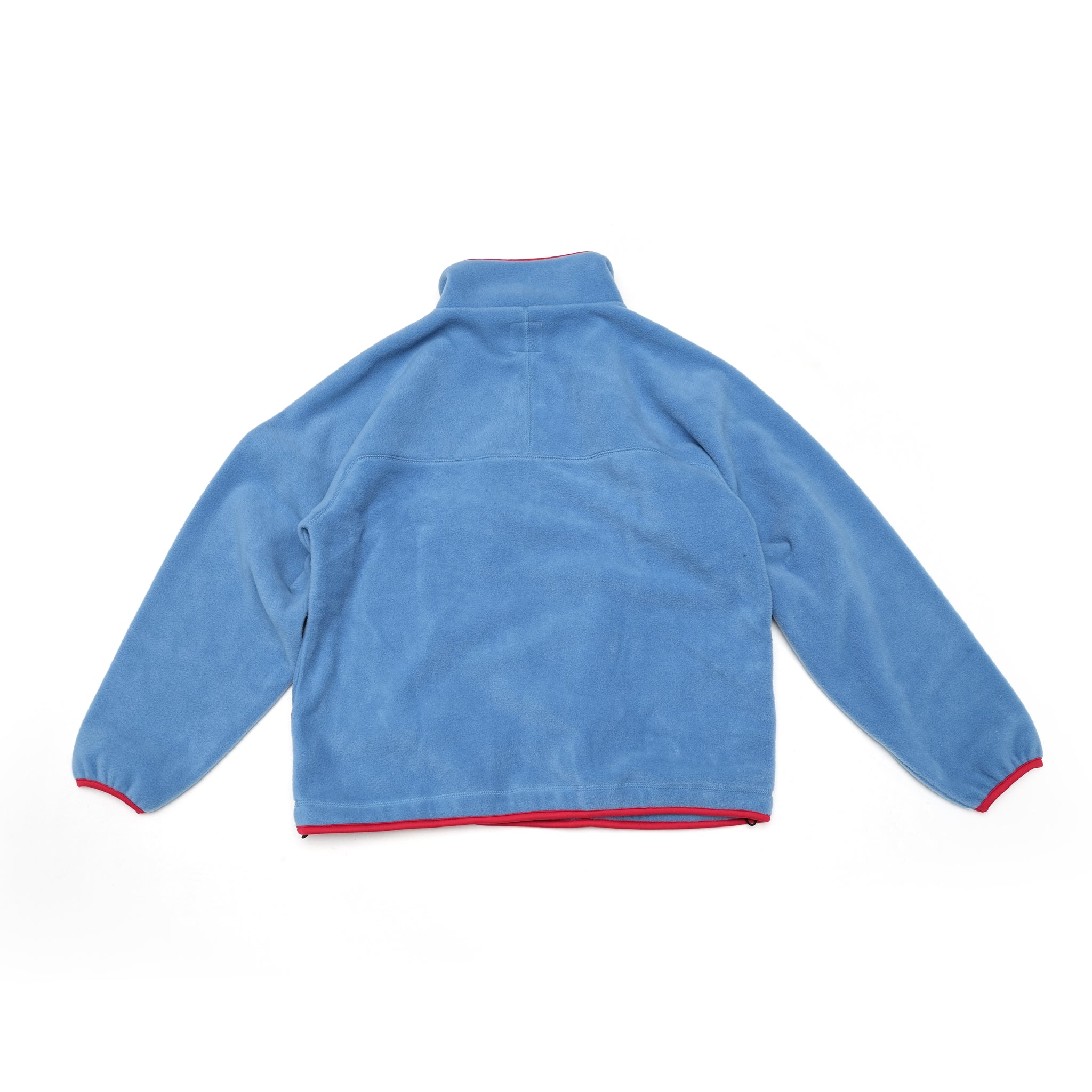 Heron_Half Zip Fleece Top – Vintageblue / Black | KELEN MEN