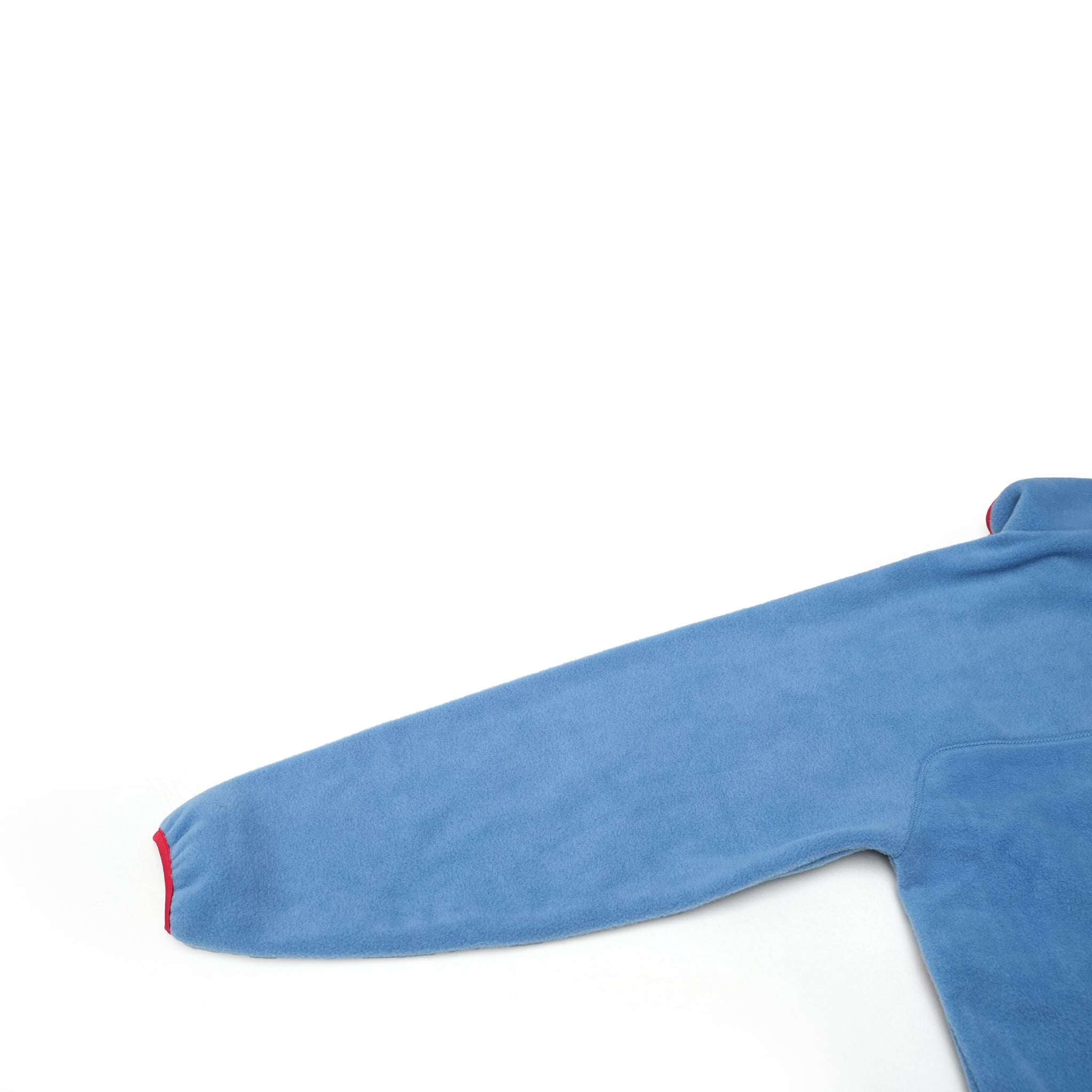 Heron_Half Zip Fleece Top – Vintageblue / Black | KELEN MEN