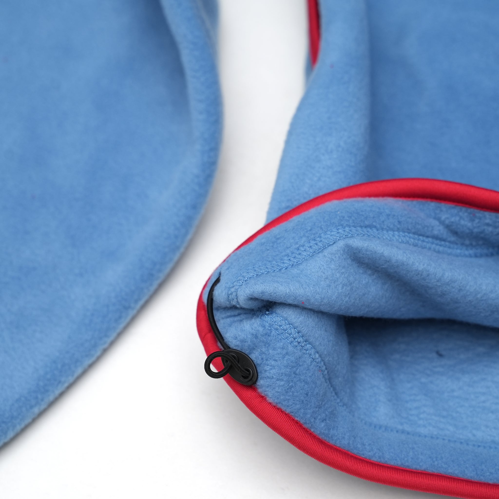 Heron_Half Zip Fleece Top – Vintageblue / Black | KELEN MEN