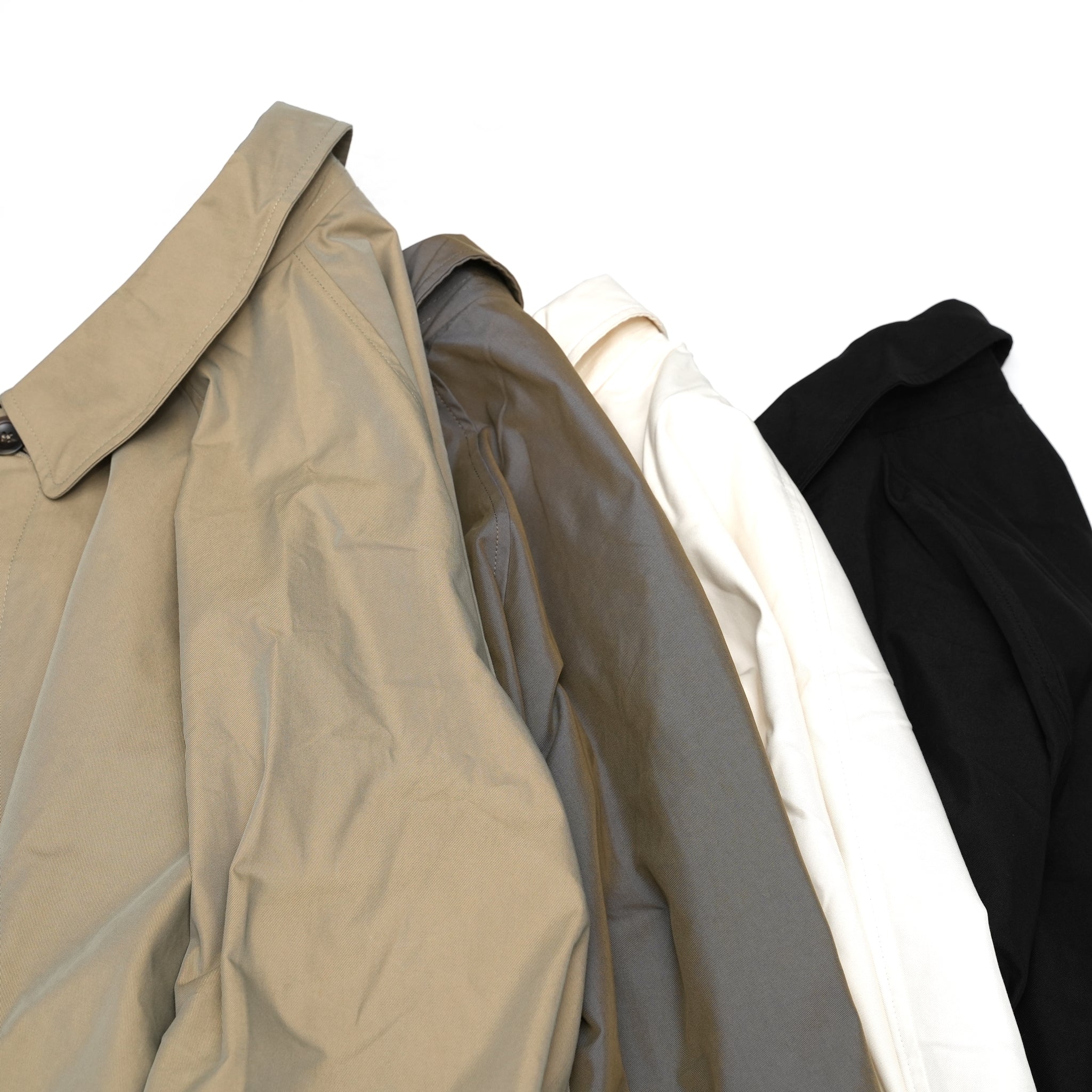 Graves_Bal Collar Coat – Offwhite / Beige / Charcoal / Black | KELEN MEN