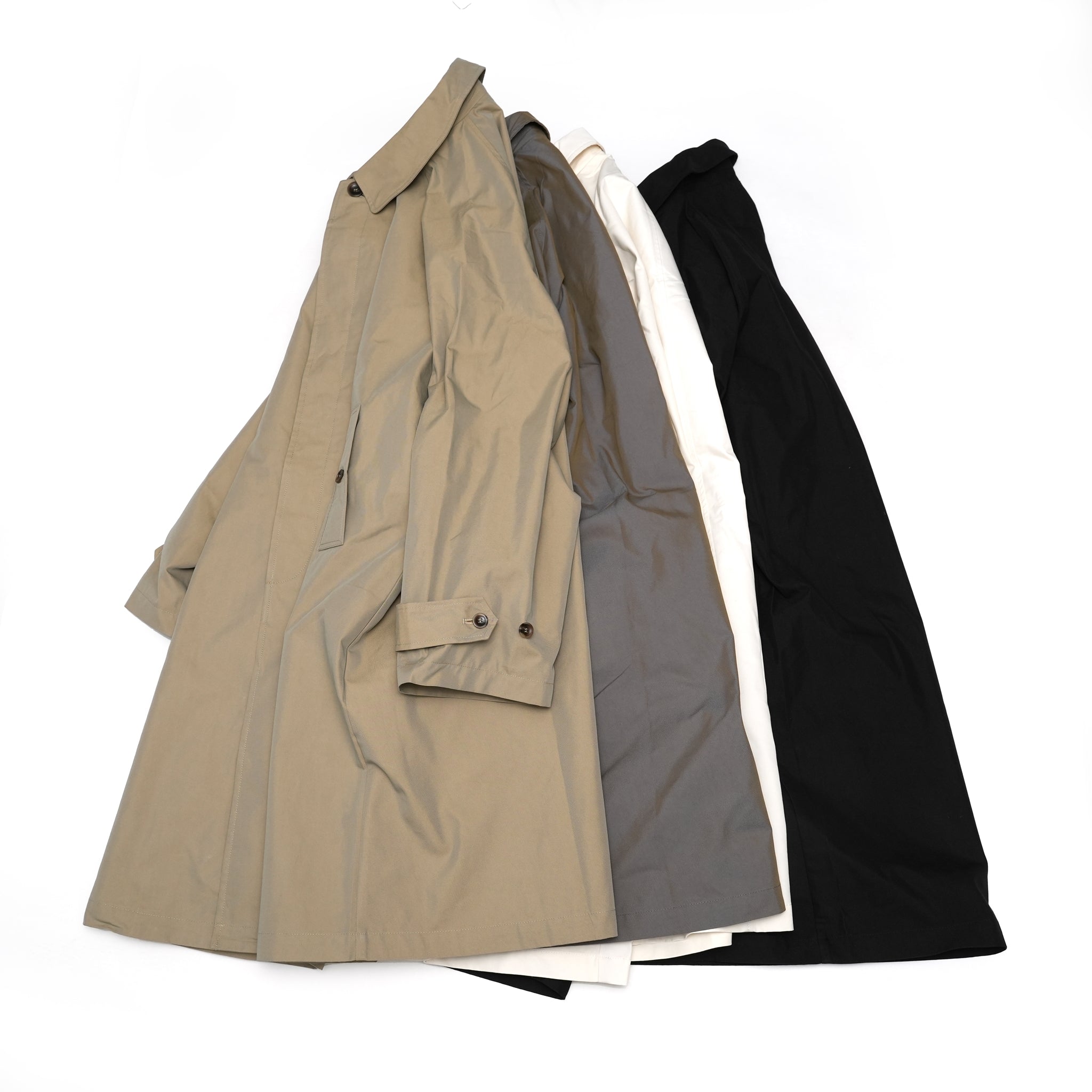 Graves_Bal Collar Coat – Offwhite / Beige / Charcoal / Black | KELEN MEN
