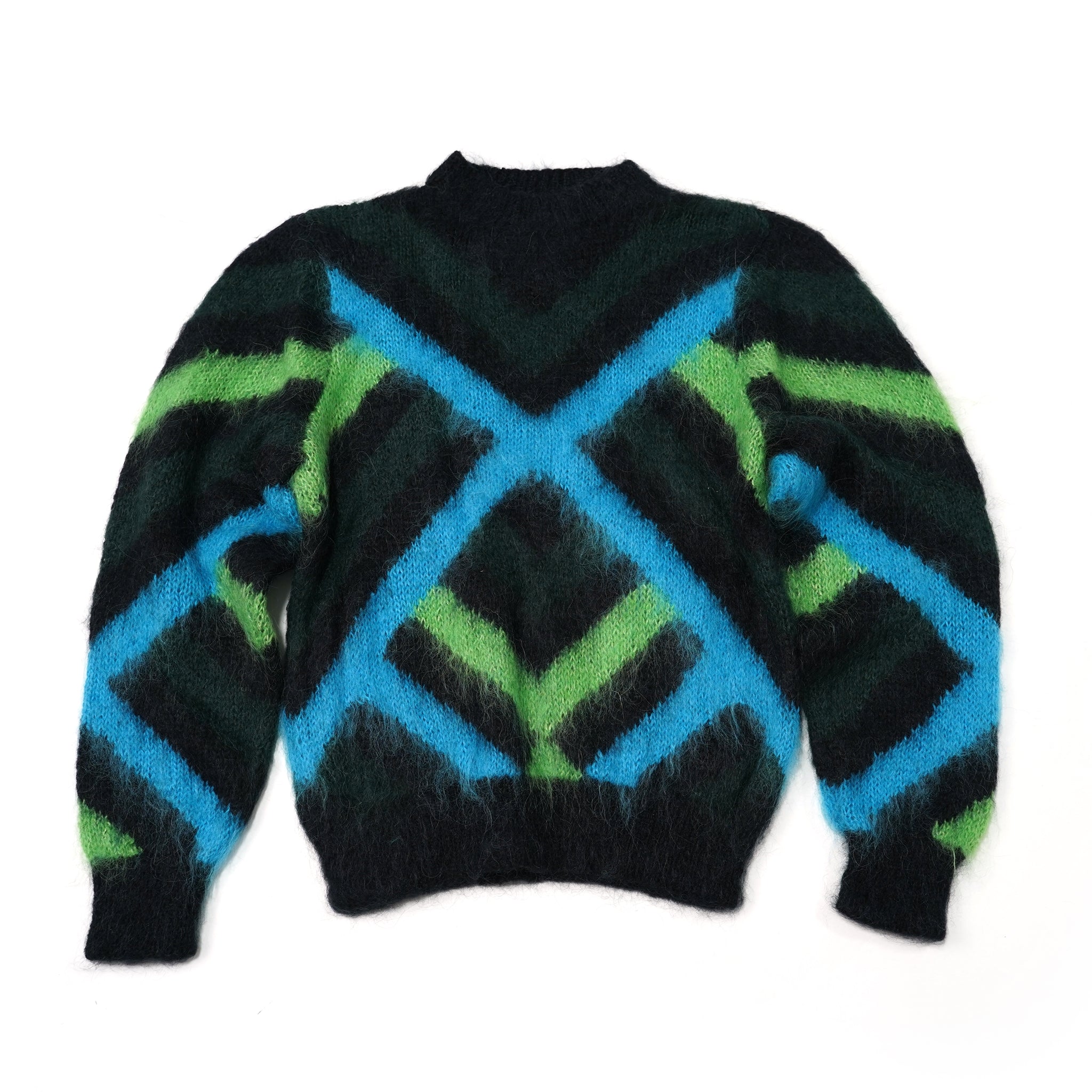 No:F12SW01 | Name:Sweater | Color:Black Green | Size:S【LALO CARDIGANS_ラロカーディガンズ】