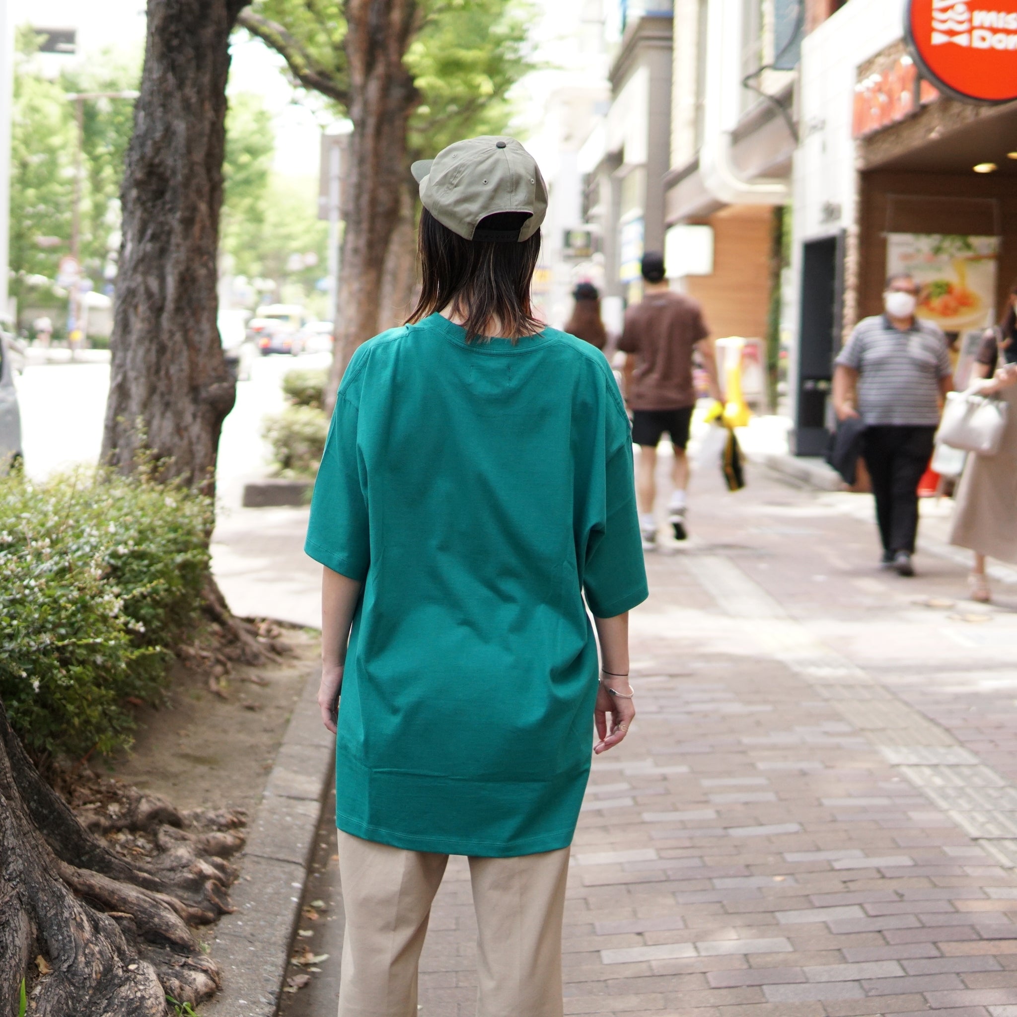 No:TS00181 | Name:TIPSY MOUSE EMBROIDERED SS TEE | Color:Kelly Green【TIRED_タイレッド】【ネコポス選択可能】