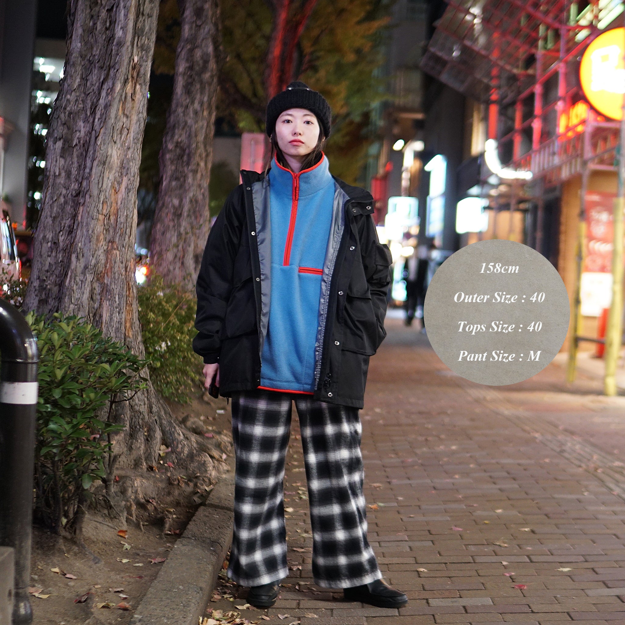 Heron_Half Zip Fleece Top – Vintageblue / Black | KELEN MEN
