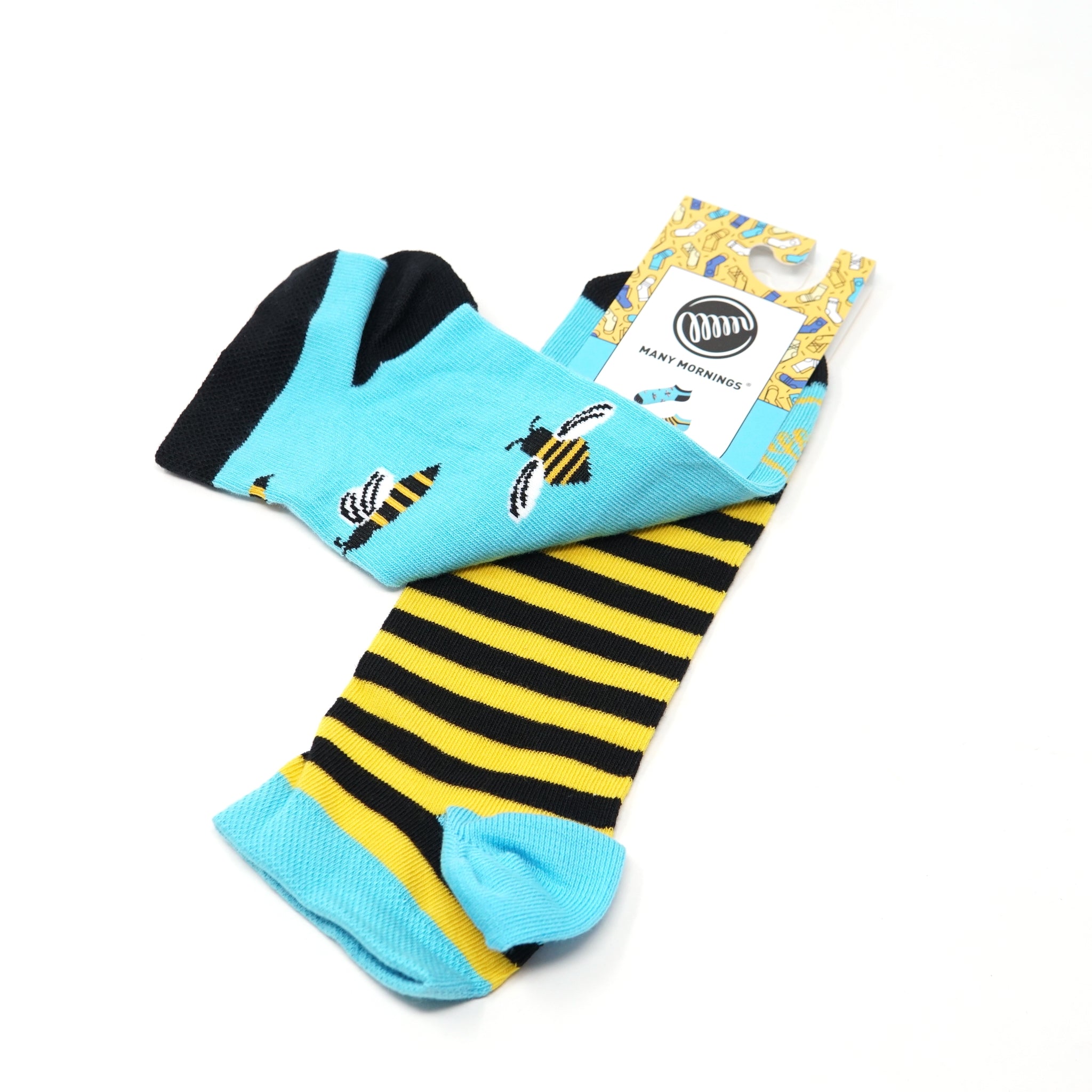 many mornings low socks  /Bee Bee / 【MANY MORNINGS_メニ―モーニングス】【ネコポス選択可能】
