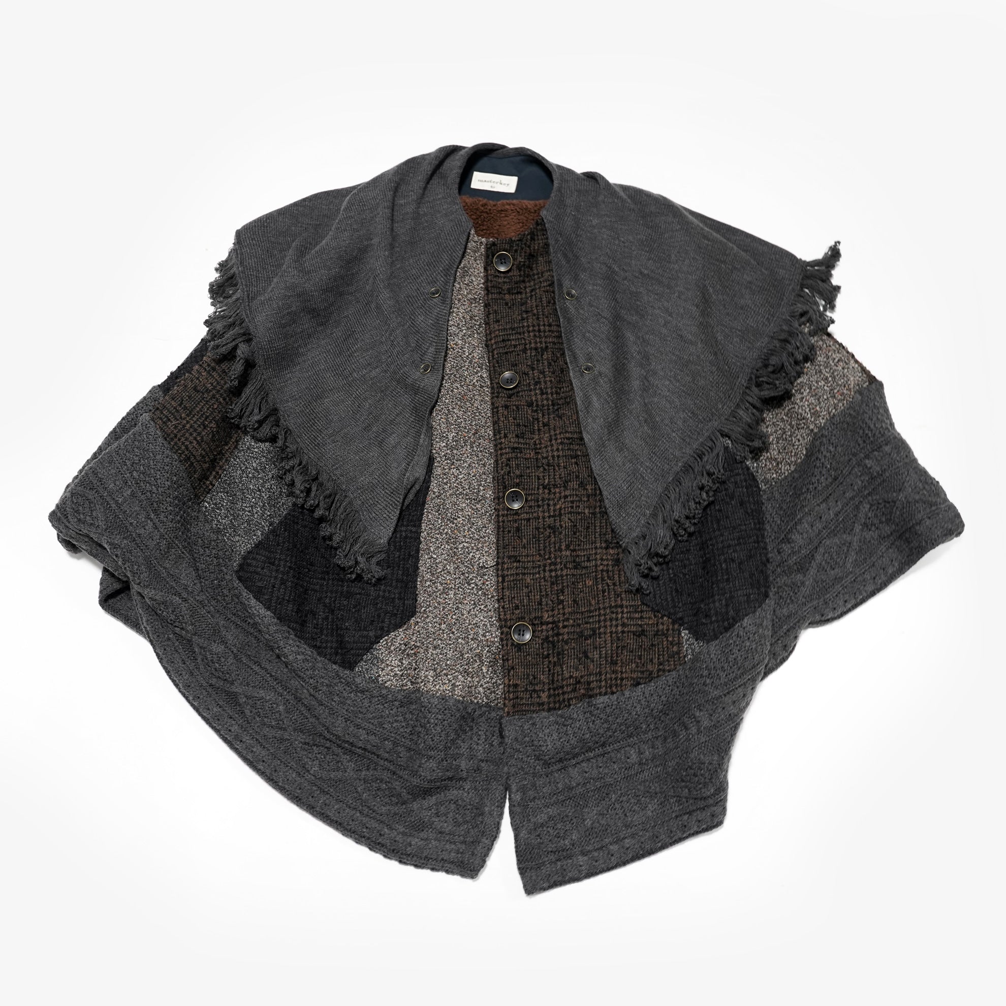 No:MK21A-V-03 | Name:LAMP | Color:Wool | Style:Patchwork Cape 【Masterkey】-MASTERKEY-ADDICTION FUKUOKA