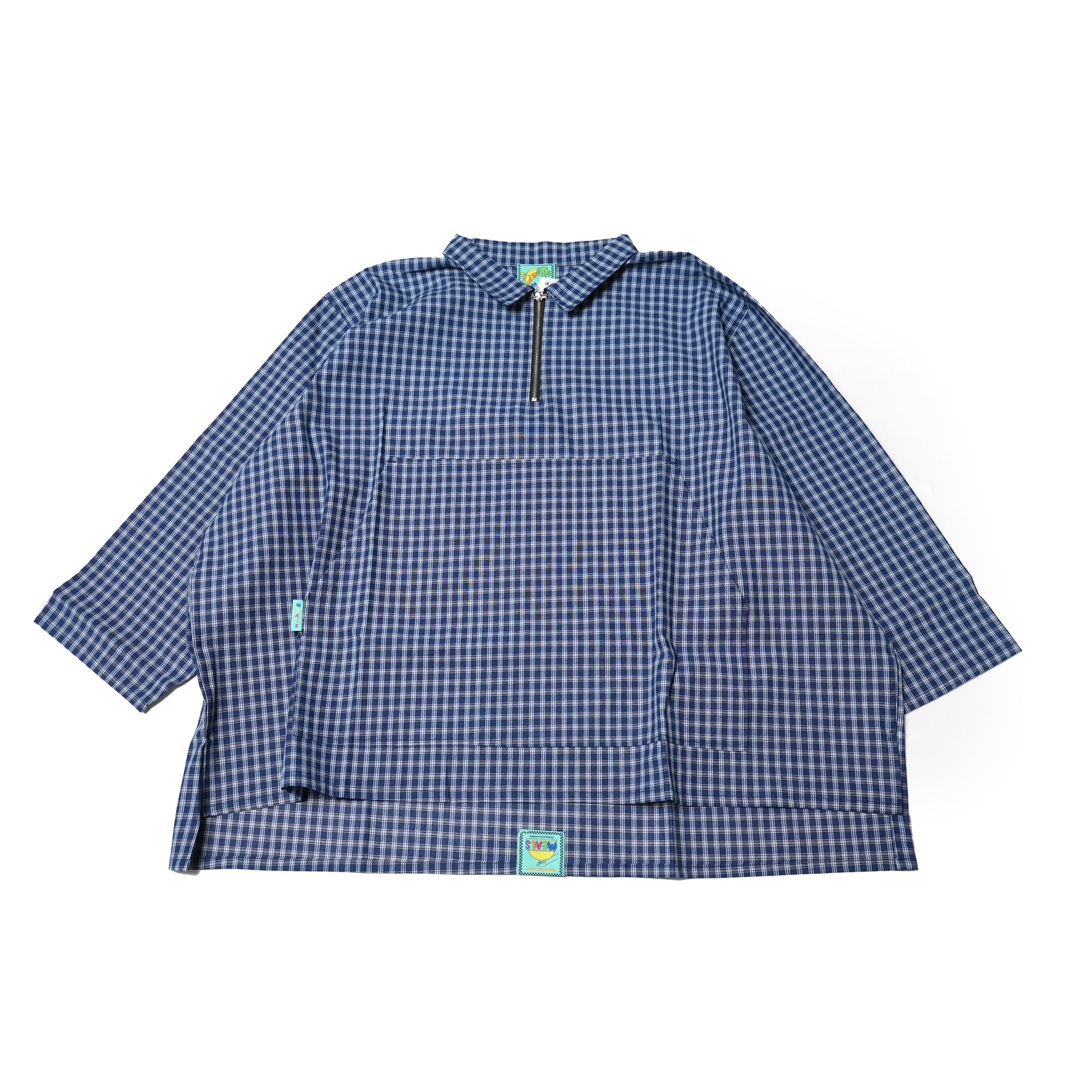 No:me-03 | Name:ZIP PULLOVER | Color:Picnic Plaid【MEALS CLOTHING_ミールクロージング】