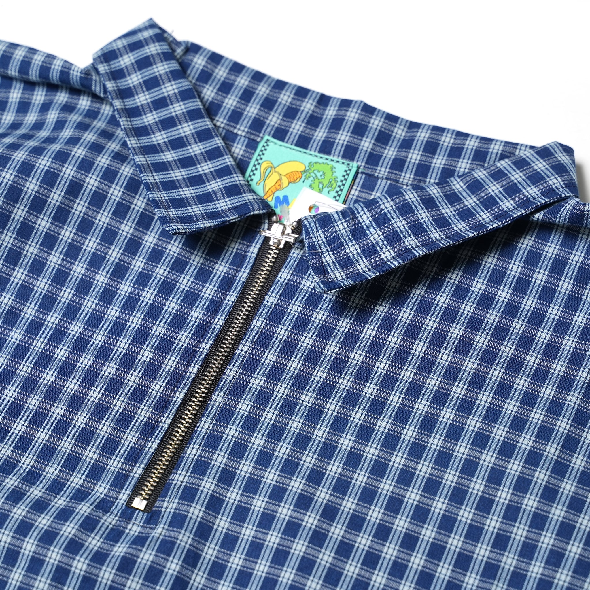 me-03 | ZIP PULLOVER – Picnic Plaid【MEALS CLOTHING_ミールクロージング】