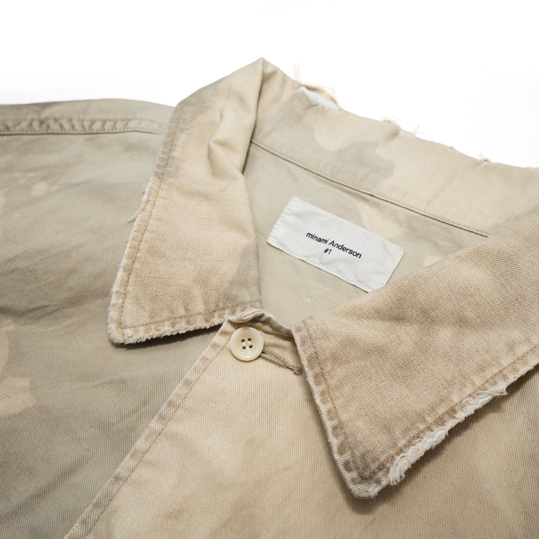 No:23＃01373-6110 | Name:BOYSCOUT SHIRTS-PATCHES | Color:ベージュ【MINAMI ANDERSON_ミナミアンダーソン】